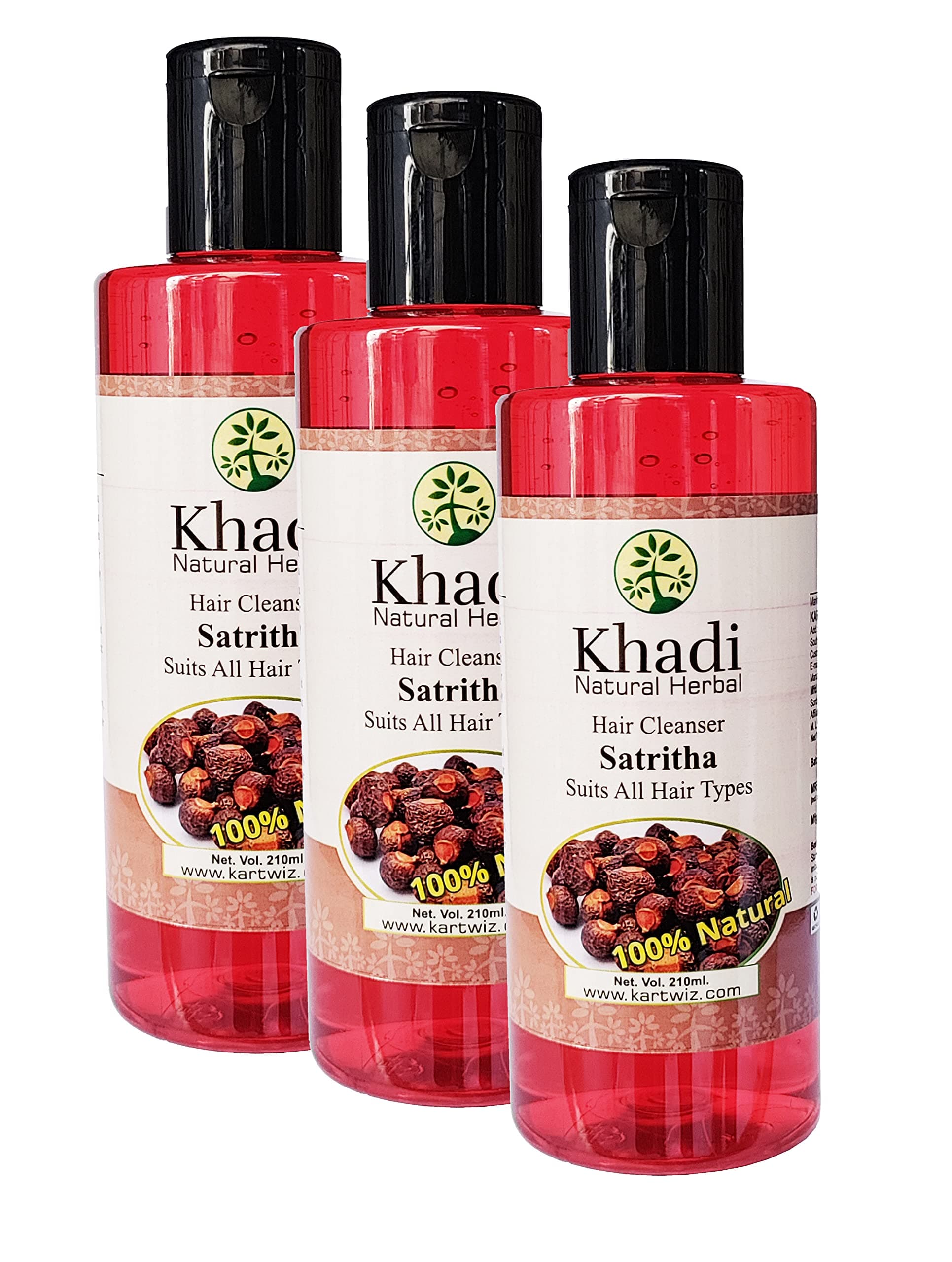 Herbal Satritha Shampoo, 210 ml Pack of 3