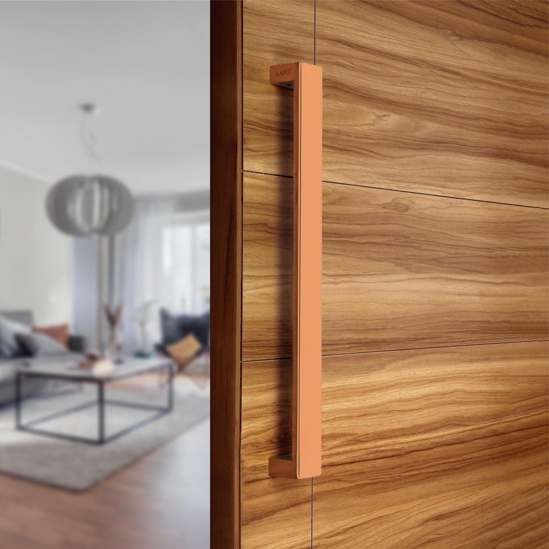 36 Inch Stainless Steel Pull Push Door Handle for Main Door, Premium Handle for Wooden and Glass Doors, Hole to Hole 900 mm, Gold PVD Finish, Pack of 1, 3 Years Warranty