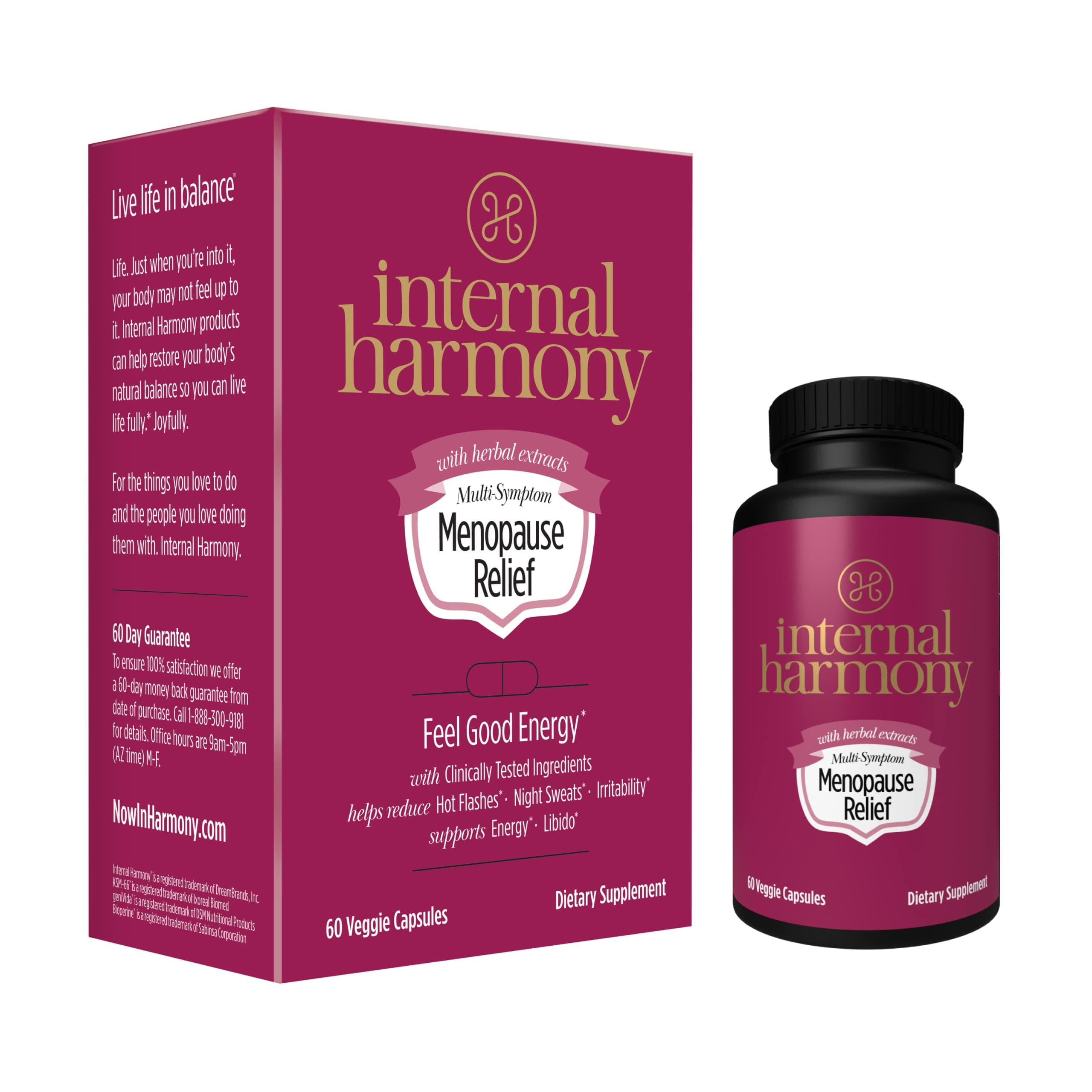 Dream Brands Internal Harmony Feel Good Energy, 60 Count