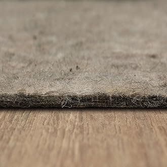 Mohawk Home 12' x 15' 3/8 Rug Pad 100% Felt Protective Cushion, Premium Comfort Underfoot – Safe for All Floors