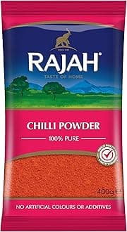 Rajah Spices Chilli Powder | Lal Mirch Powder | Mirch Powder | Chilli | Red Chilli Powder | Hot Chilli Powder | (400g)