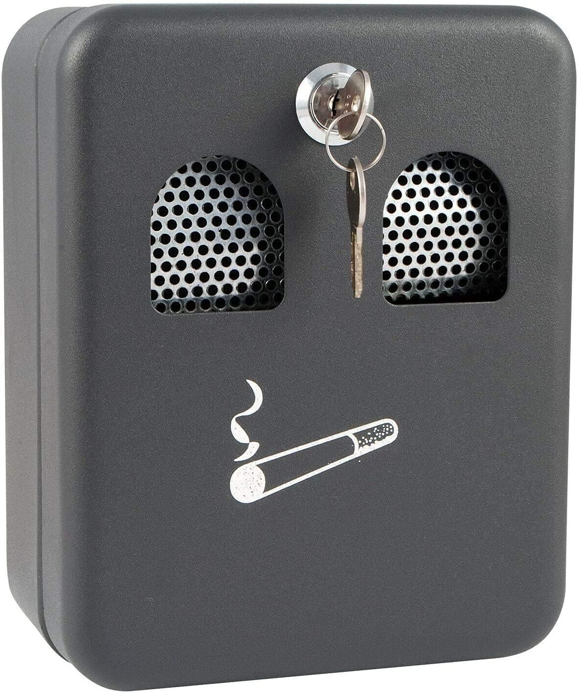 Marksman Ash bin Wall Mounted Ashtray Outside Pub Garden Office Smoking Box Tray Cigarette