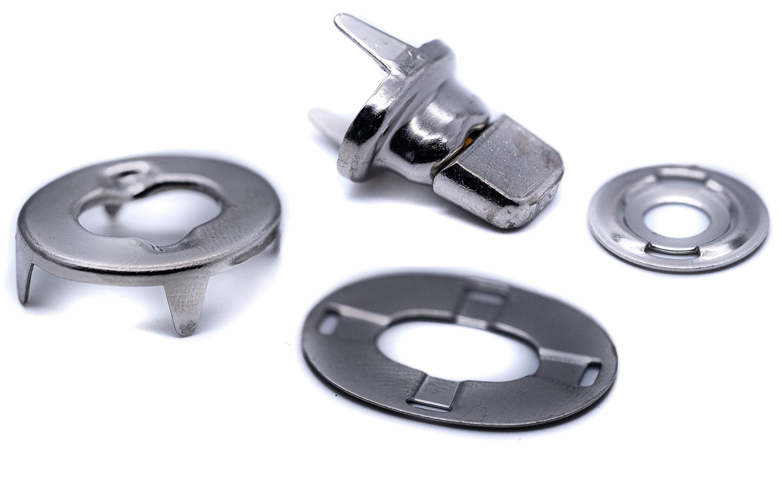 DOT Turnbutton Fastener Cloth to Cloth kit Eyelet, Bases, Studs for Boat Canopy Canvas Cover Twist Fastener