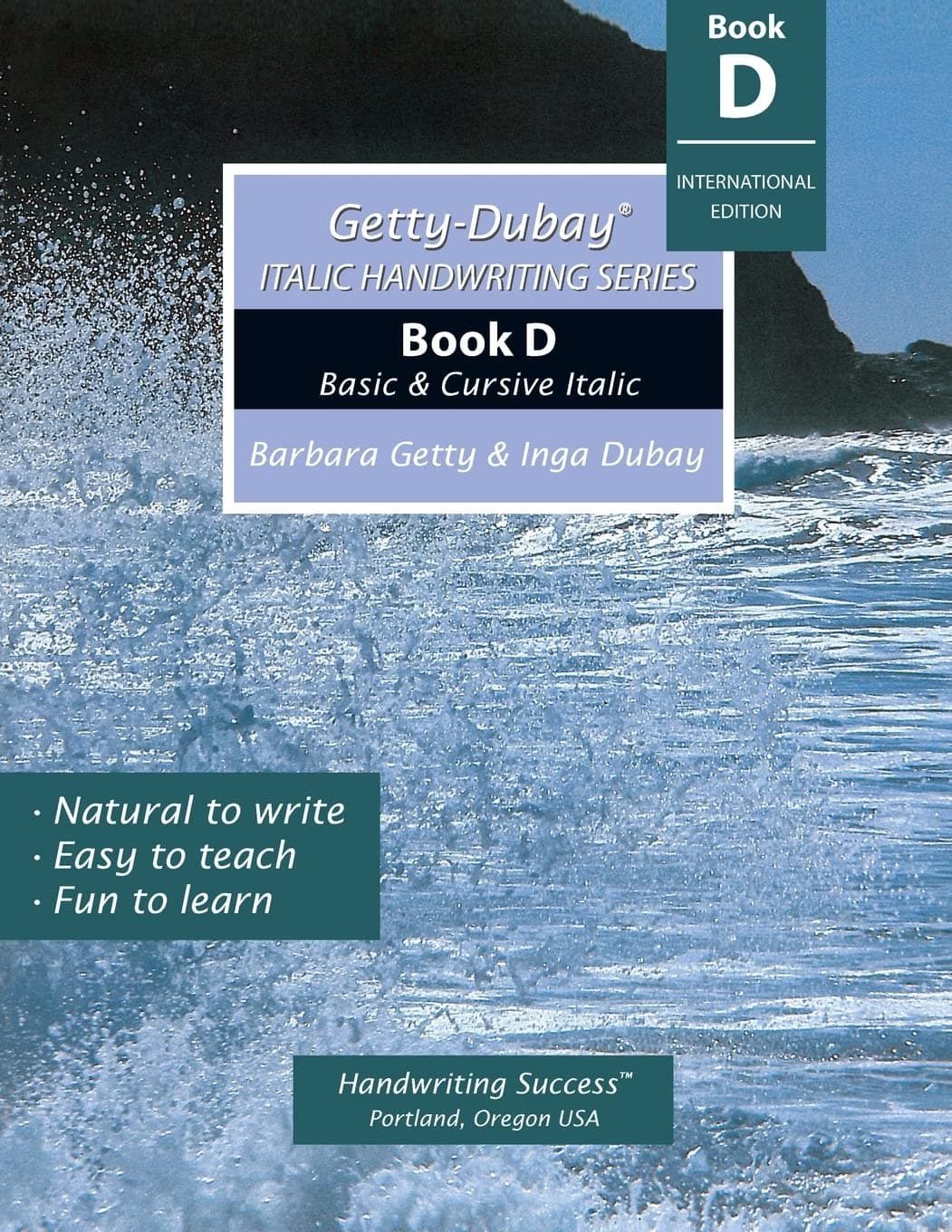 Getty-Dubay Italic Handwriting Series: Book D