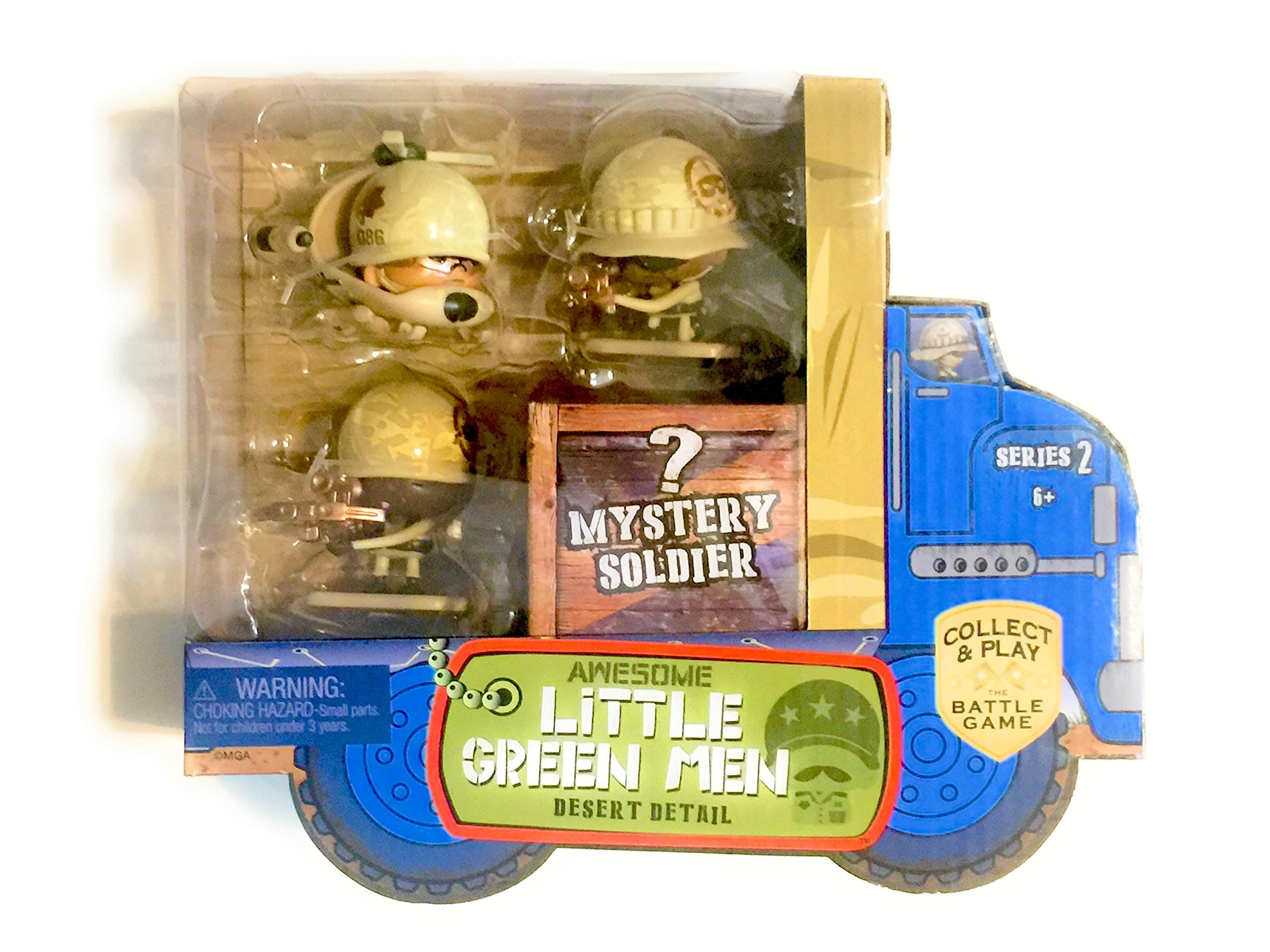 Awesome Little Green Men 4 pc Starter Pack Series 2- Desert Detail Action Figure