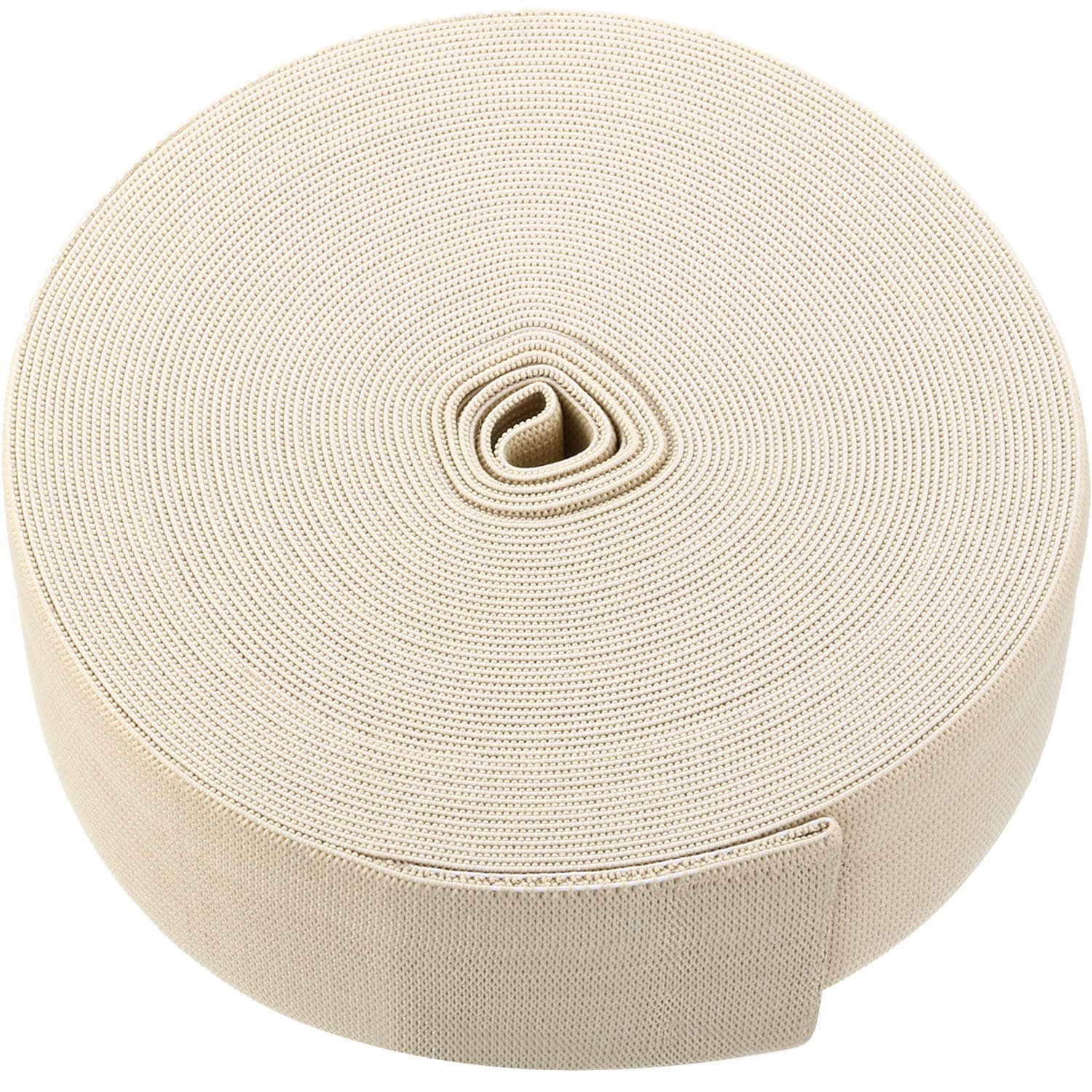 eBoot Elastic Spool(1.5 Inch x 11 Yard, Beige)