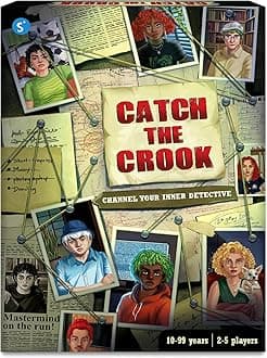 Skillmatics Board Game - Catch The Crook, Family Friendly Game of Predictions, Strategy Game, Mystery Game, Gifts for Kids, Teens, Adults Ages 8, 9, 10 & Up