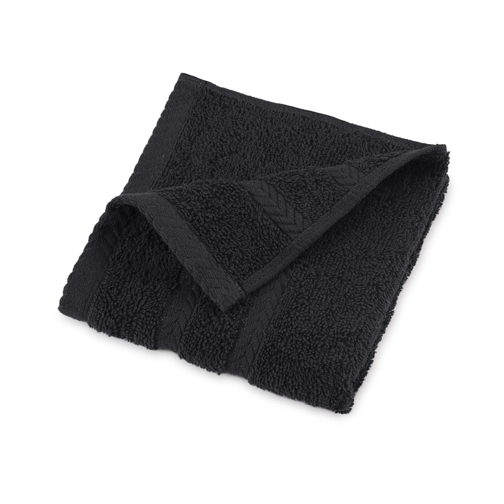 Martex Discontinued Washcloth, Bath, Jet Black