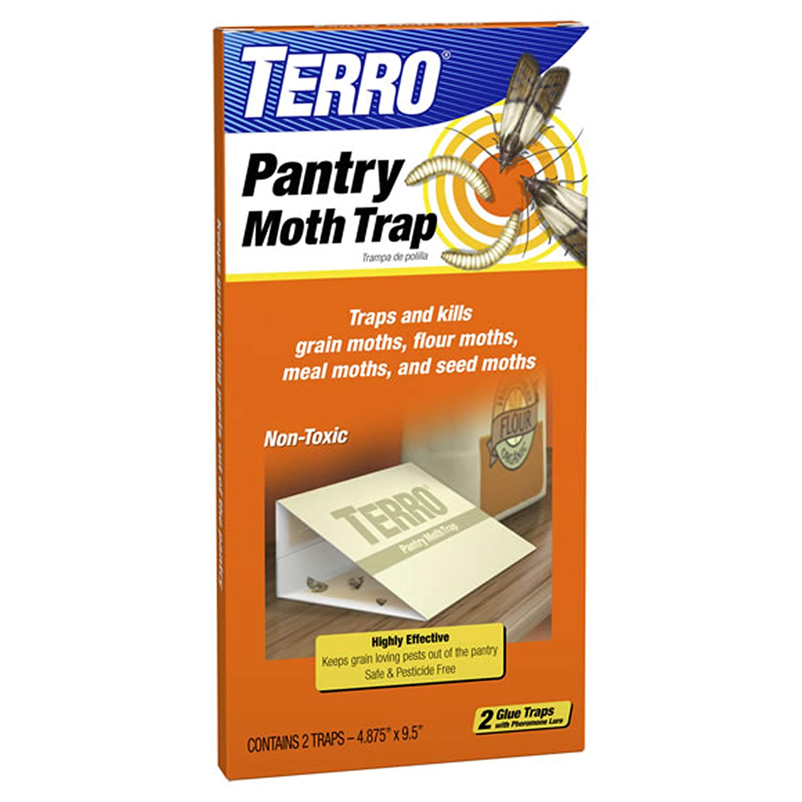 TERRO T2900 Pantry Moth Traps - 2 Pack