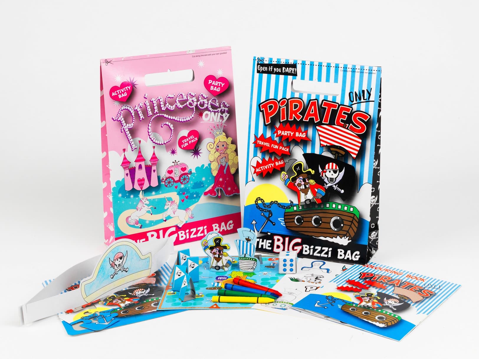 The Big Bizzi Bag, Children's Activity Bag, Princess-Theme (Case of 120)