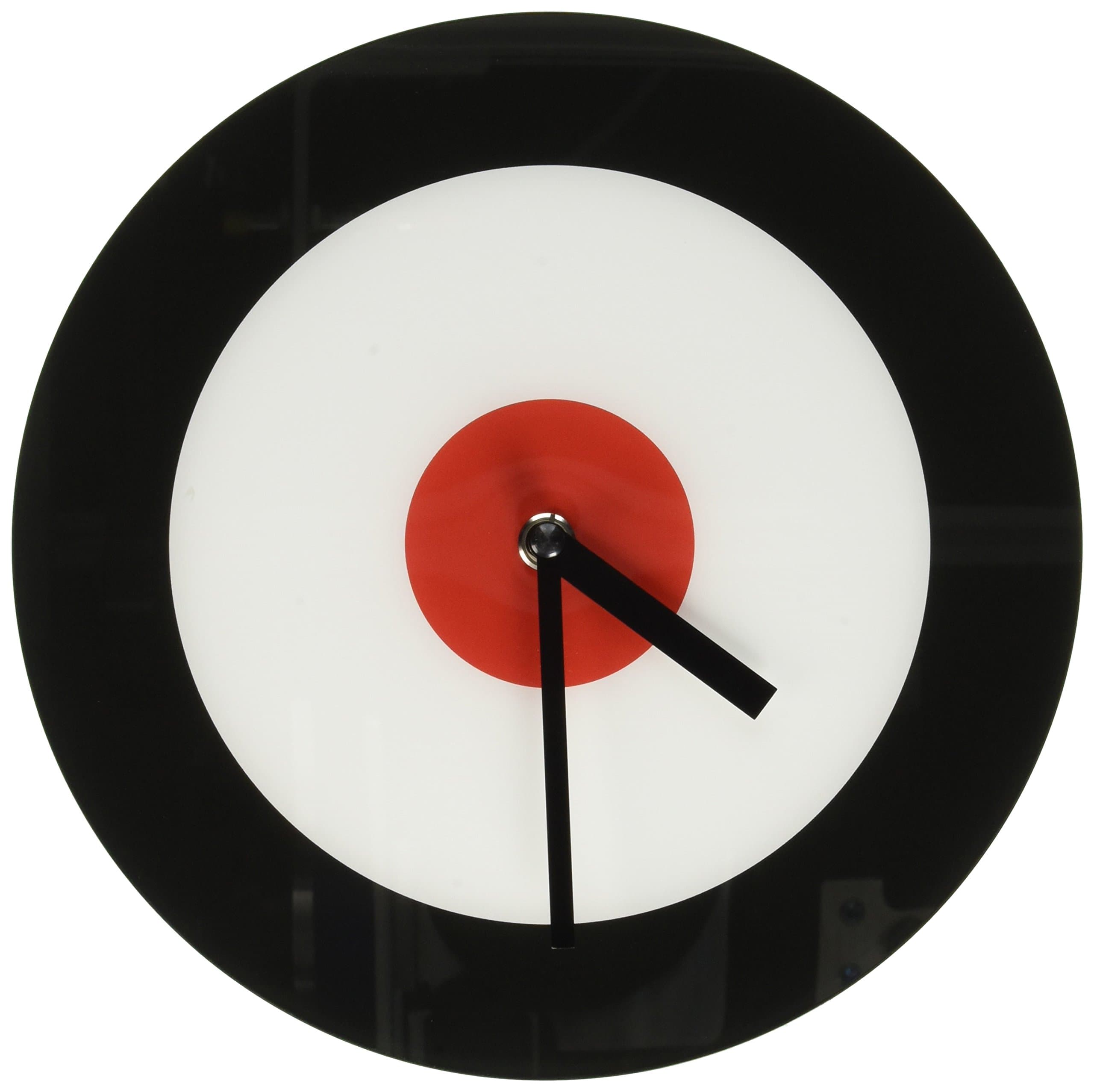 Non-Ticking Silent Acrylic Wall Clock, Large, Target, Black