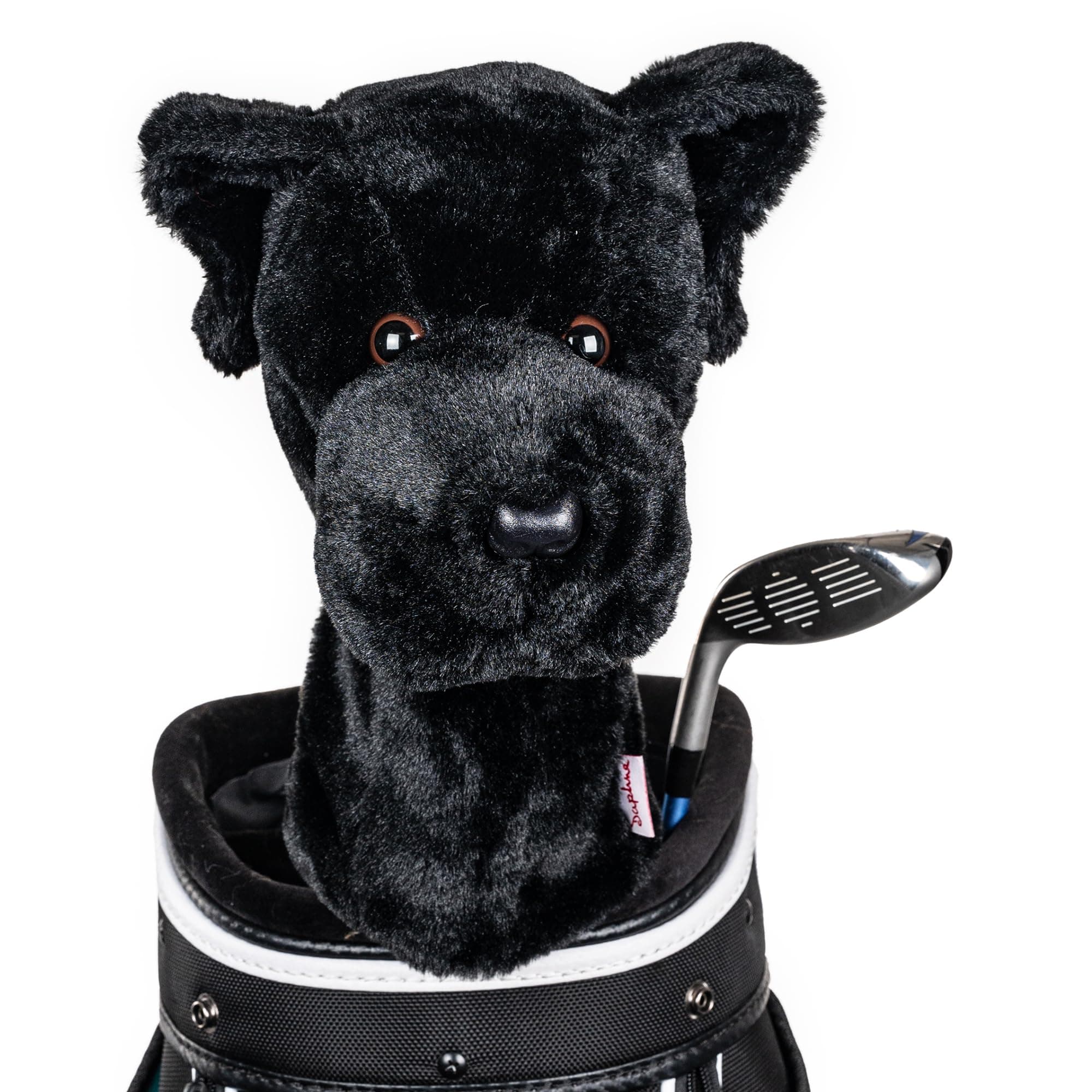 Daphne's Headcovers Black Lab Driver Headcover | Premium Driver Headcovers | Funny Golf Club Covers | Stylish Protection for Your Clubs | Men's Golf Gear | Driver Headcover for Men and Women
