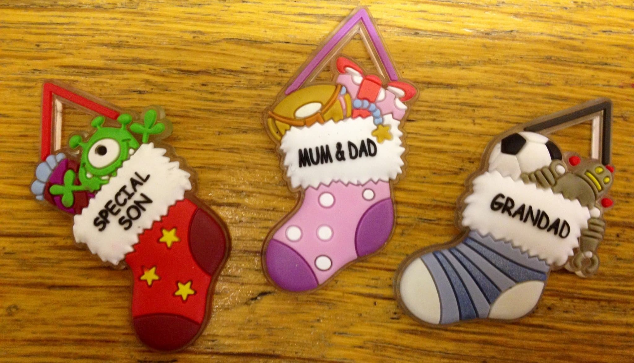 Snowy Night Personalised Stocking - Blank Purple