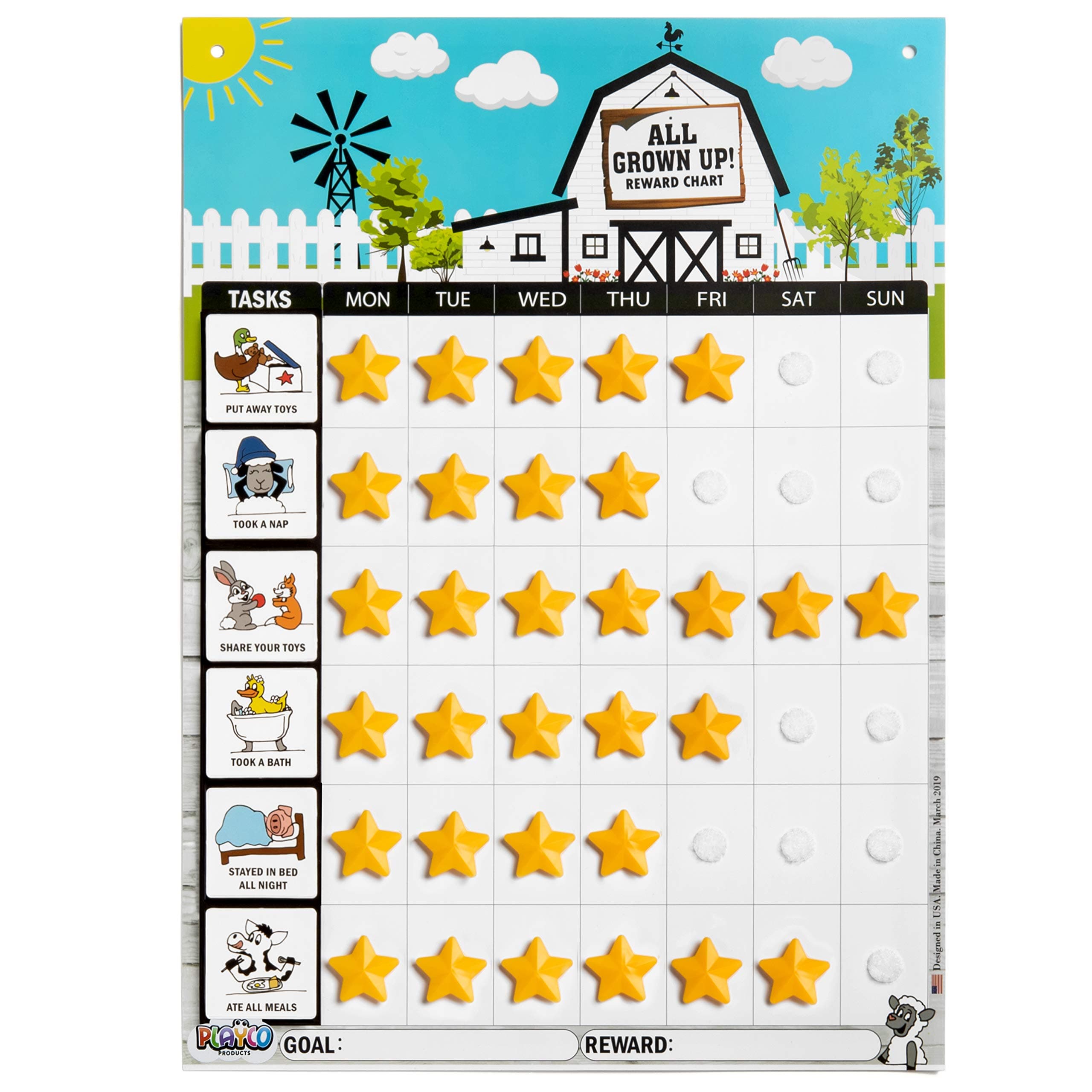 Products Reward Chart for Kids