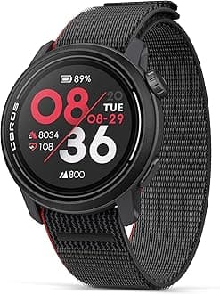 PACE 3 Sport Watch GPS, Lightweight and Comfort, 15 Days Battery Life, Dual-Frequency GPS, Heart Rate, Navigation, Sleep Track, Training Plan, Run, Bike, and Ski (Ink Nylon), Black