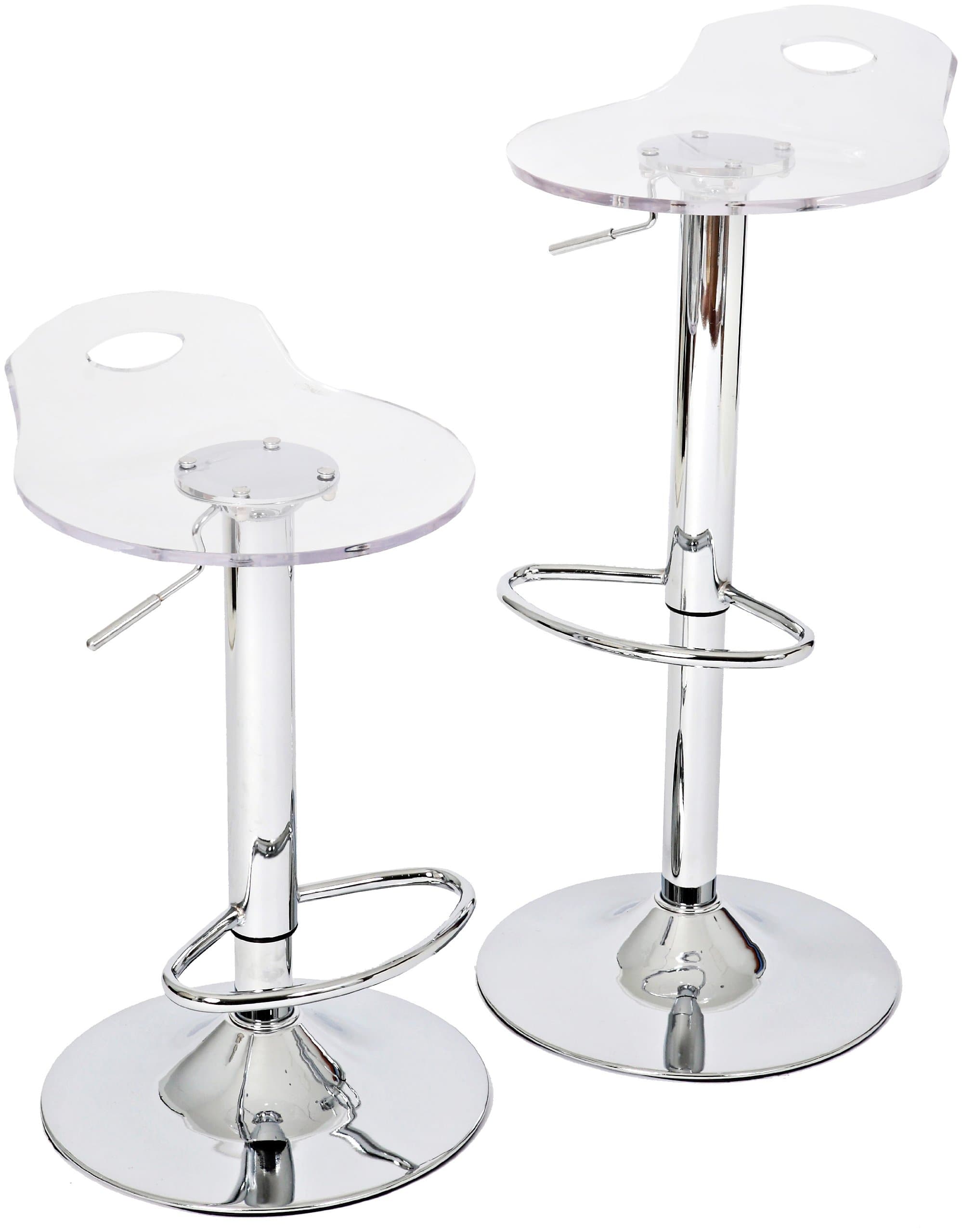RST Brands Portola Acrylic Barstool, 2-Pack