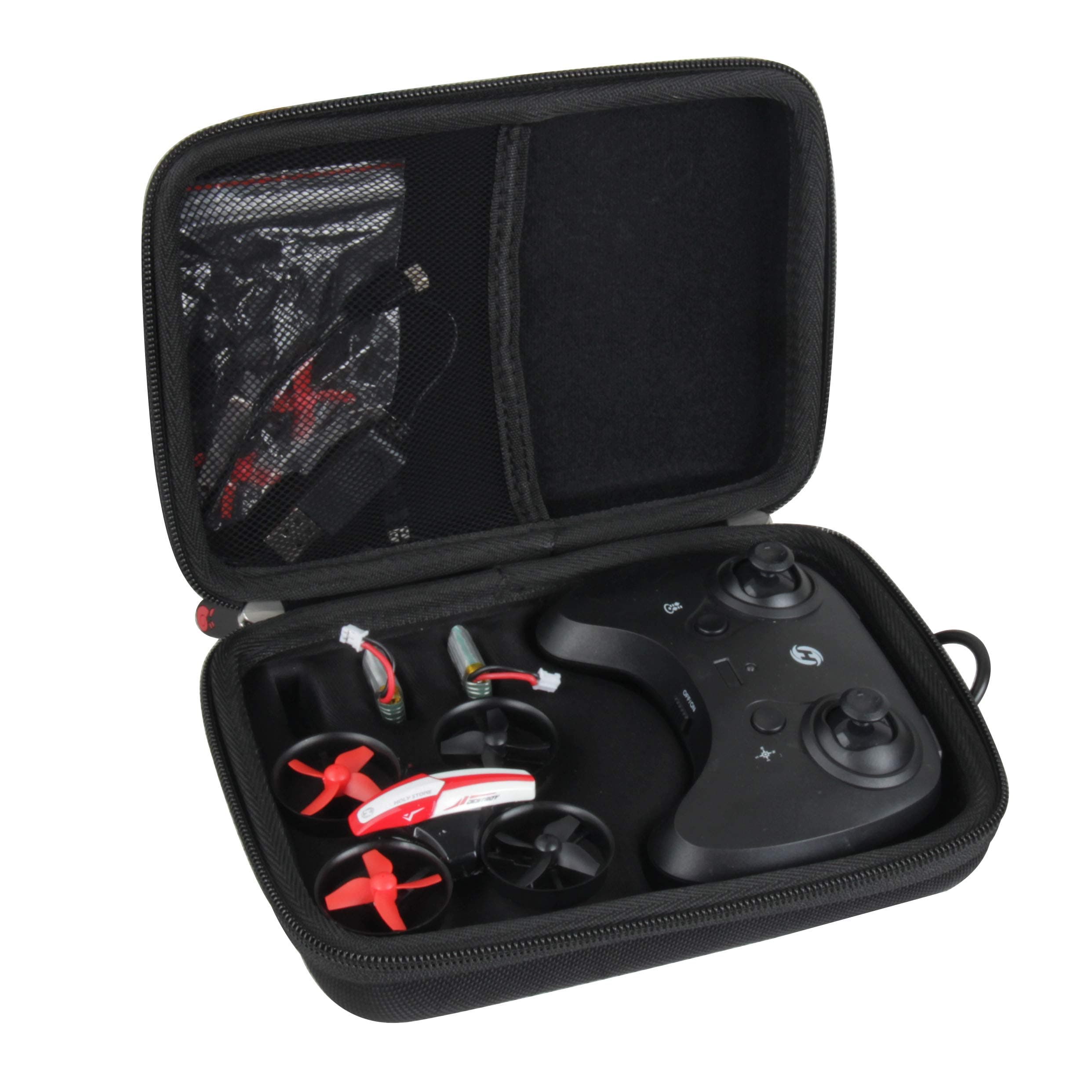 Hard Travel Case for Holy Stone HS210 Mini Drone RC Nano Quadcopter Indoor Small Helicopter Plane (Not Include The Drone) (Black)