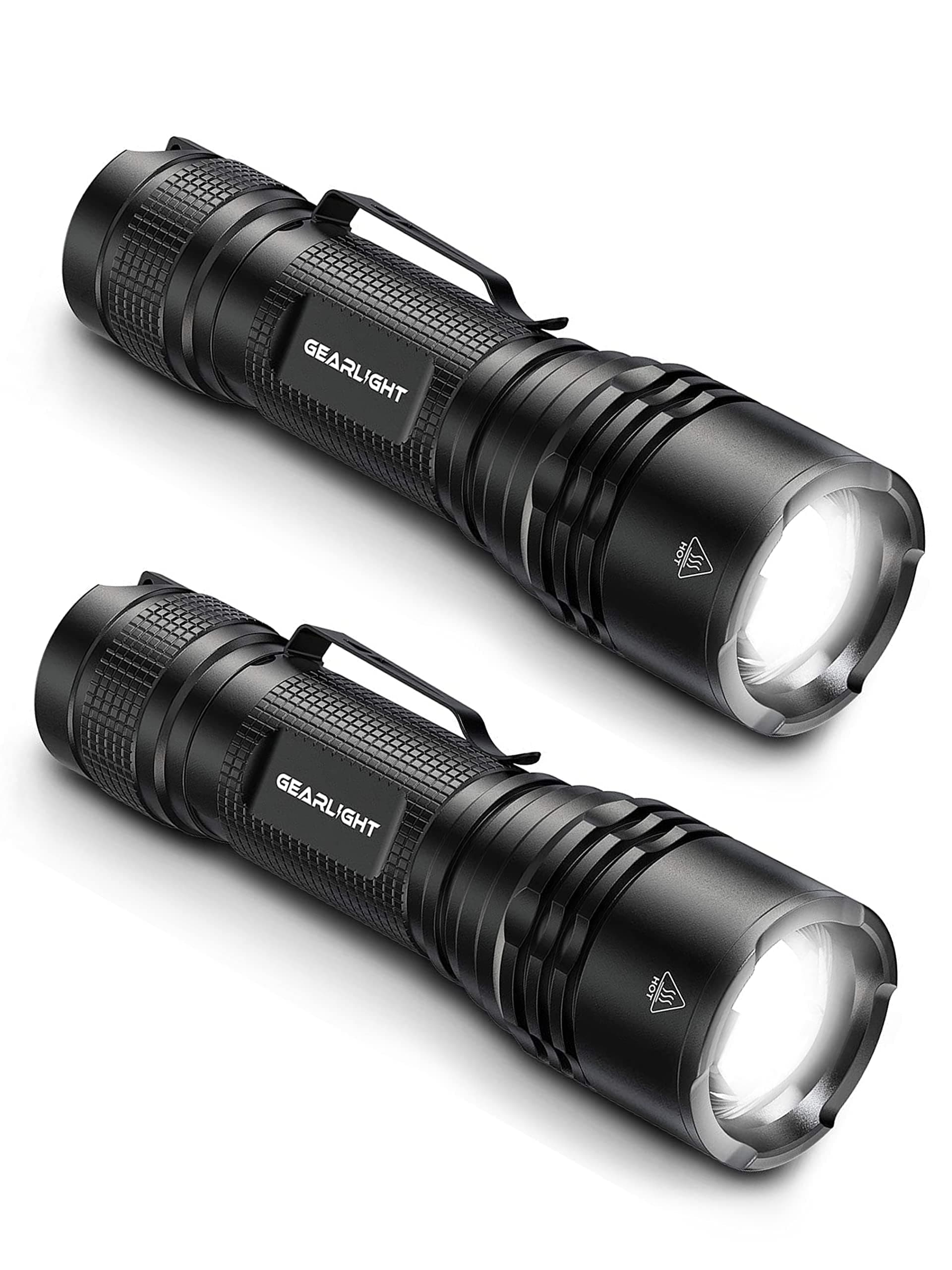 TAC LED Tactical Flashlight [2 Pack]