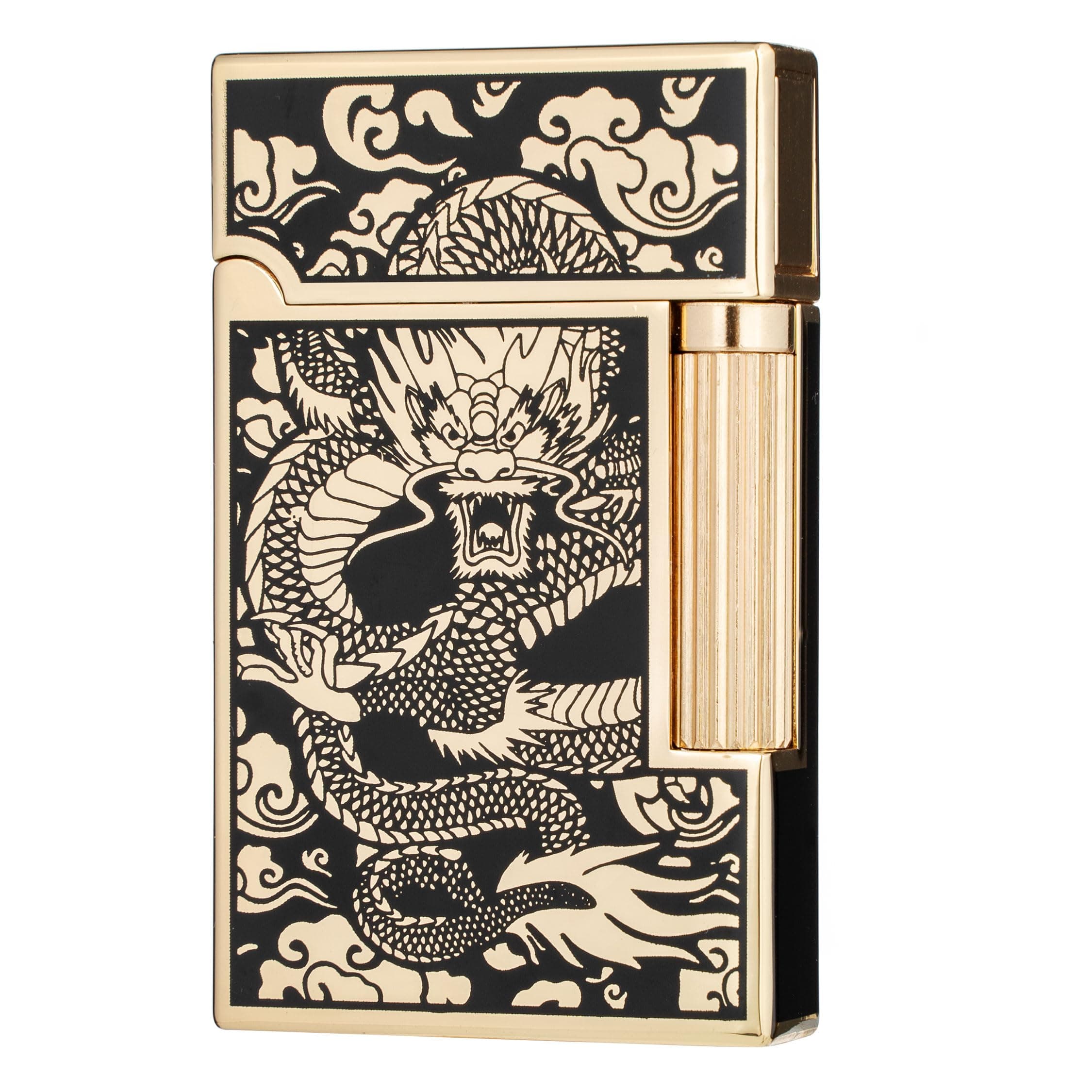 Chinese Dragon Flint Wheel Butane Refillable Soft Flame Lighter