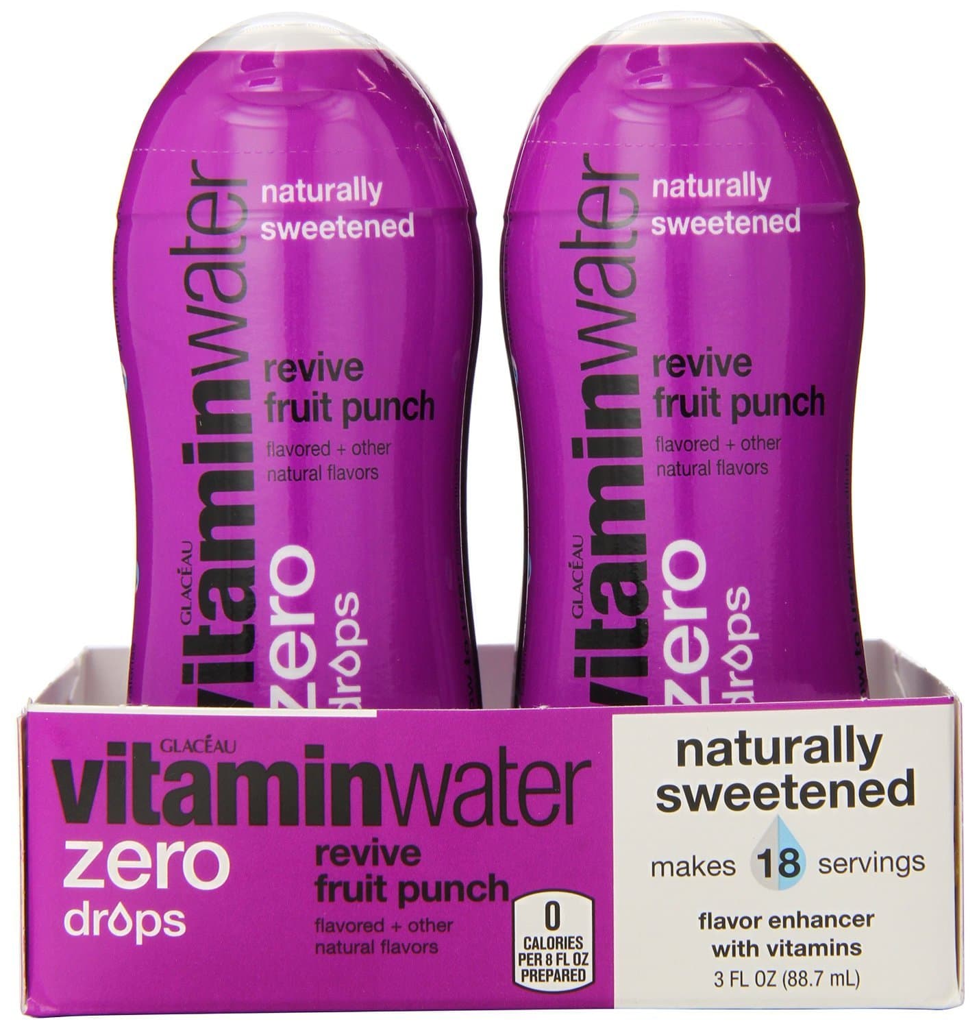 vitaminwater zero drops, revive, 6 ct, 3 FL OZ Bottle