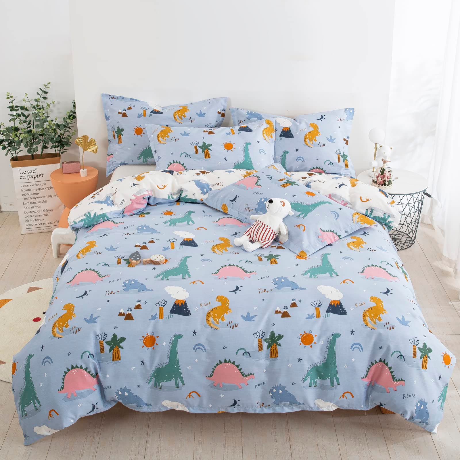 Dinosaur Duvet Cover Set