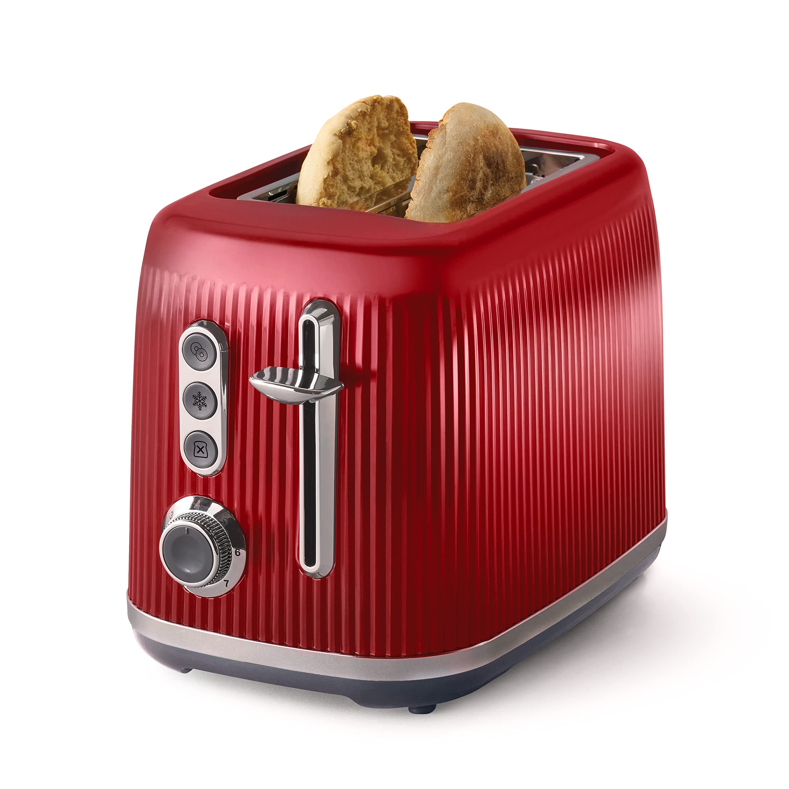 Oster® 2-Slice Toaster with Quick-Check Lever, Extra-Wide Slots, Impressions Collection, Red