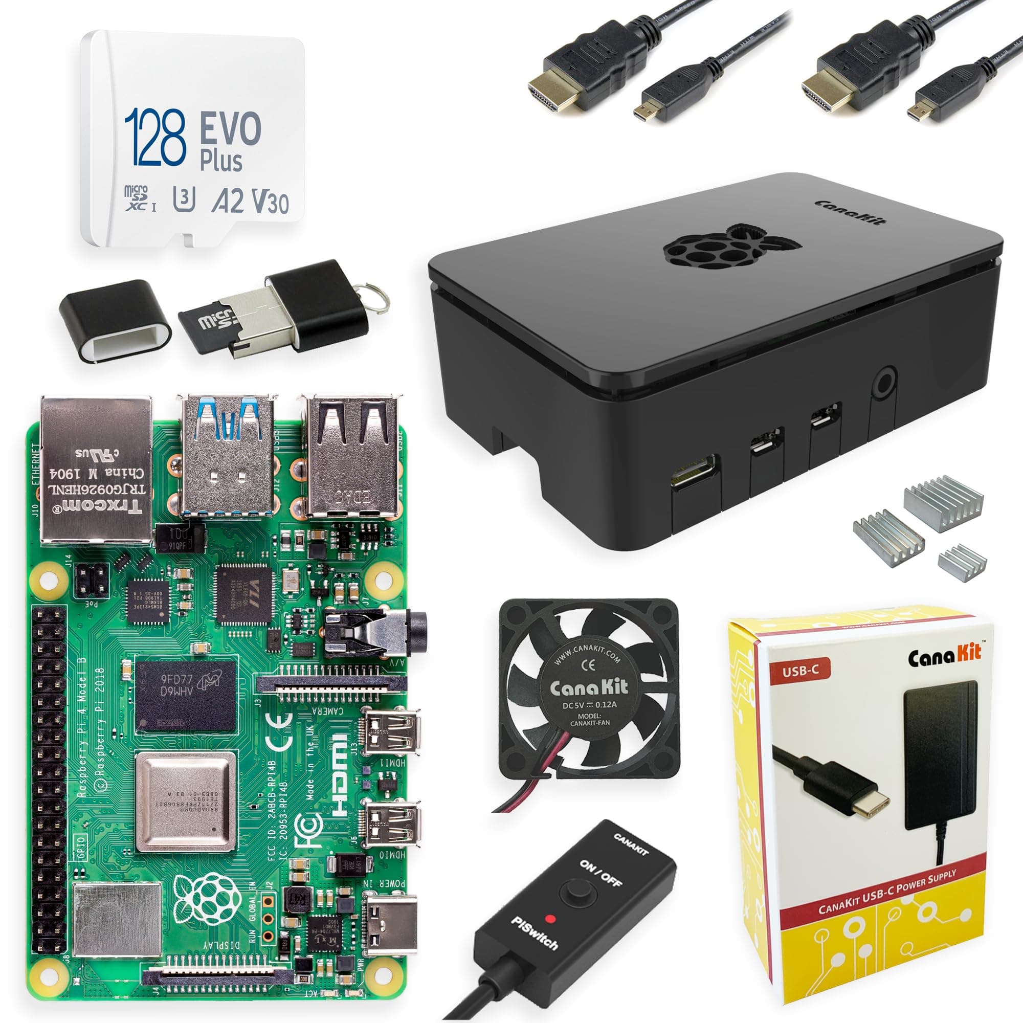 Raspberry Pi 4 Extreme Kit - 128GB Edition (4GB RAM)