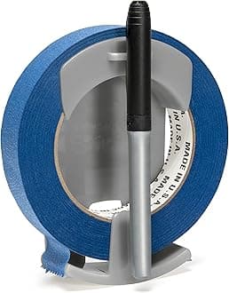 Kitchen Stickin’® Tape Dispenser, Wall-Mounted Tape and Label System, Easy One-Handed Operation, Affordable Labeling for Kitchens, Garages, Offices, Restaurants, Meal Prep, and Home Organization