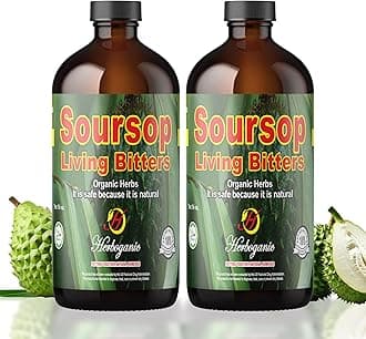 Soursop Living Bitters for overall Health and wellness | Pack of 2 | 16 Oz
