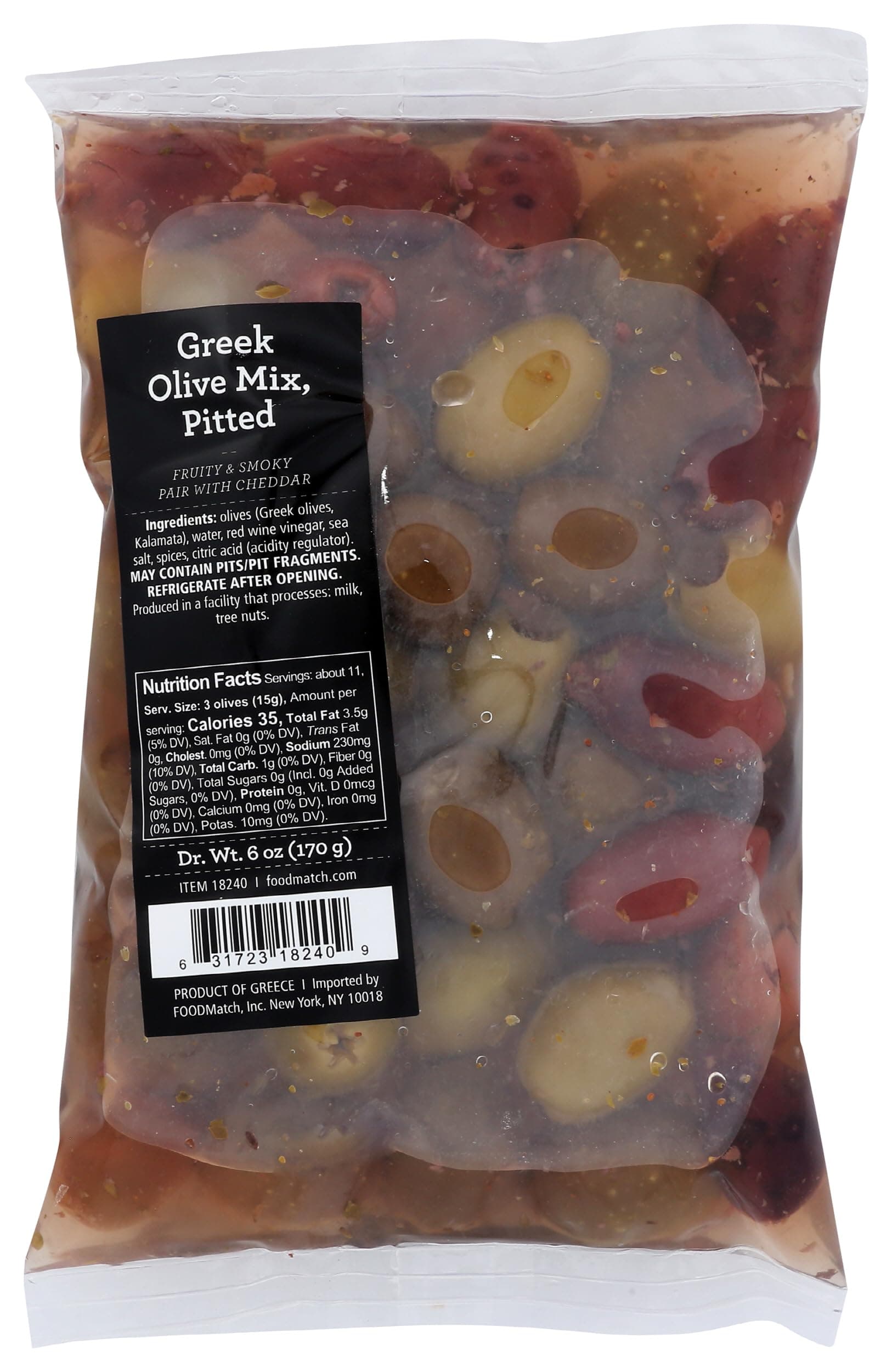 DivinaPitted Greek Mix, 6 OZ
