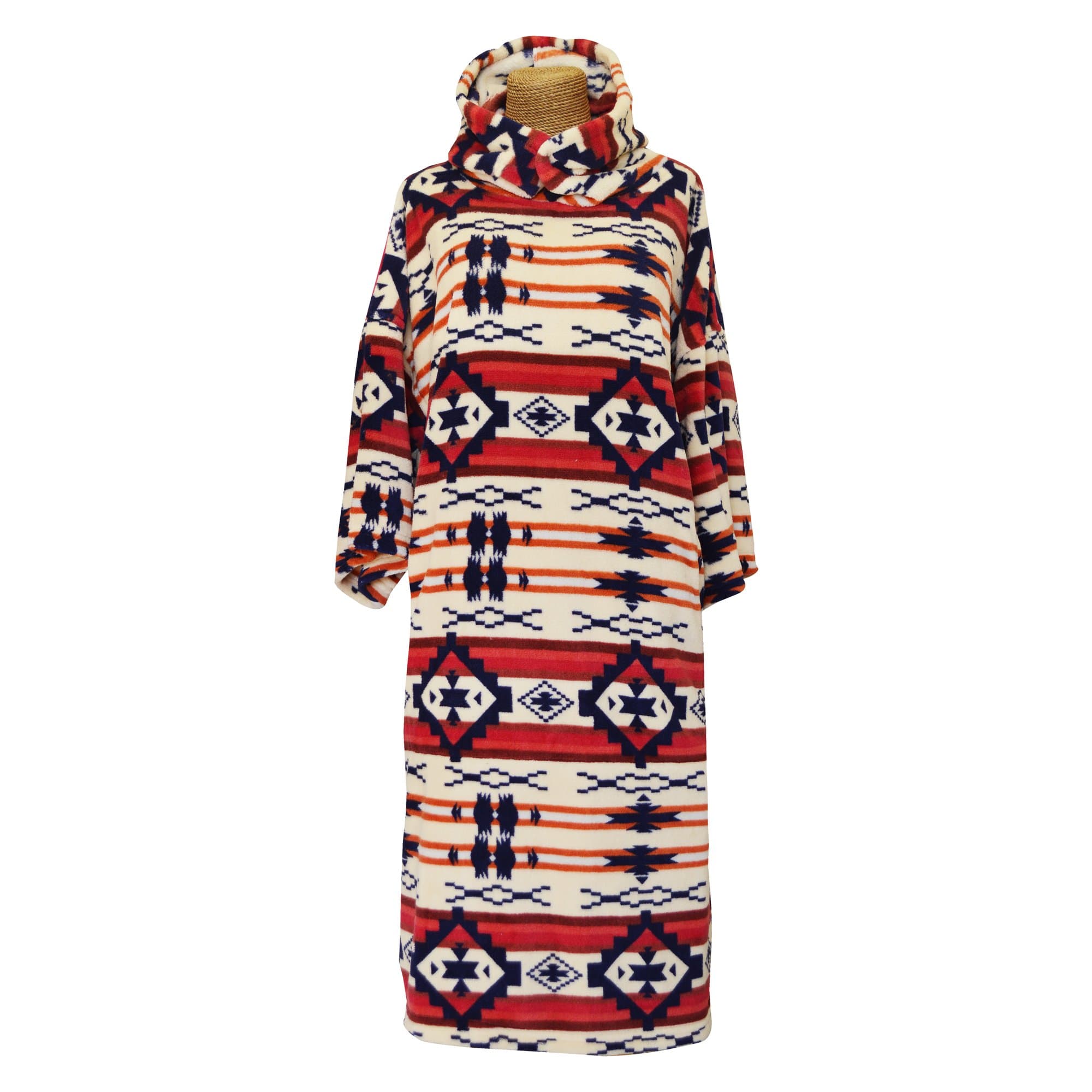 TLS SURF HOODED CHANGING ROBE/PONCHO - AZTEC