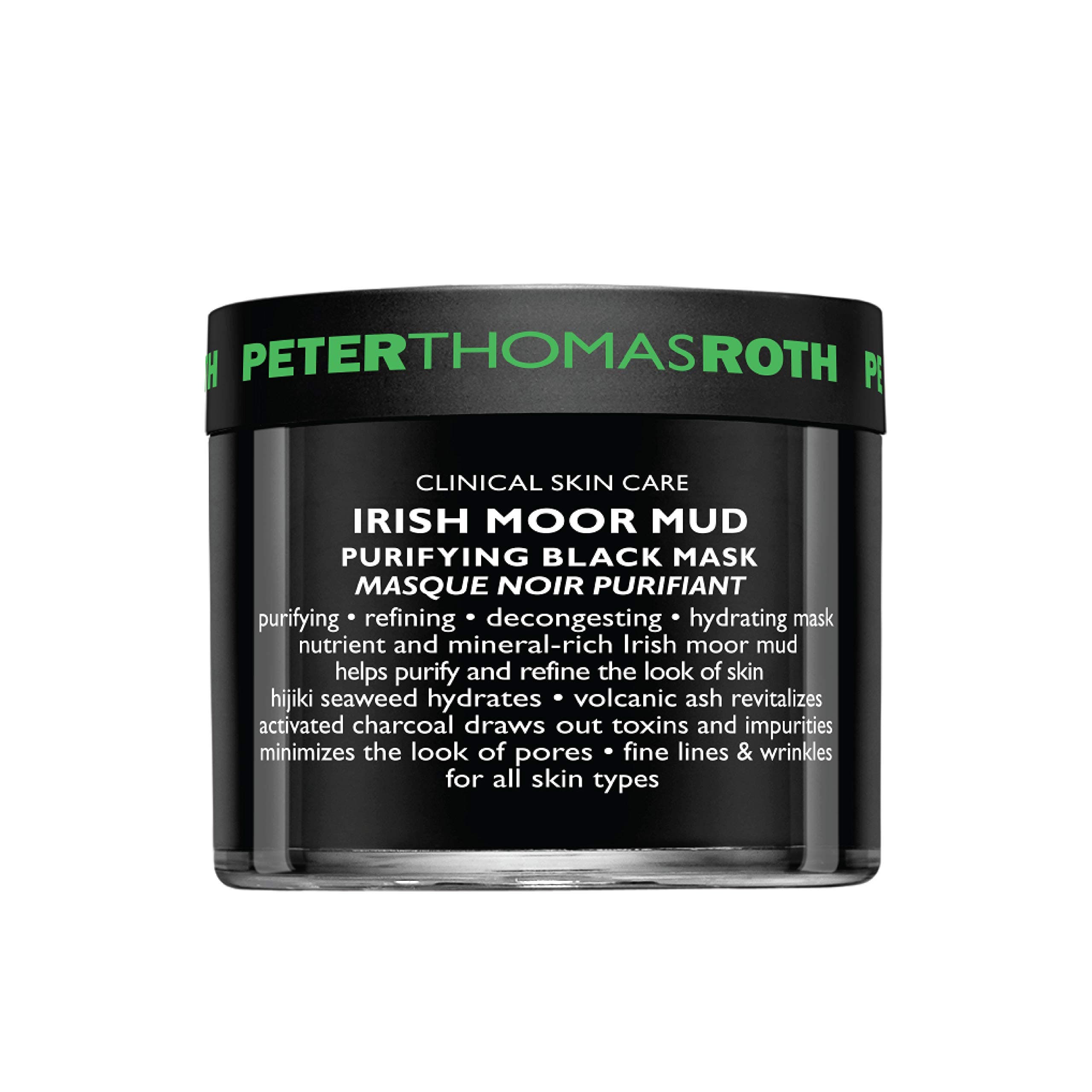 Peter Thomas Roth Irish Moor Mud Mask – 50 ml | Detoxifying & Hydrating Facial Mask with Mineral-Rich Irish Moor Mud for Clean, Radiant Skin