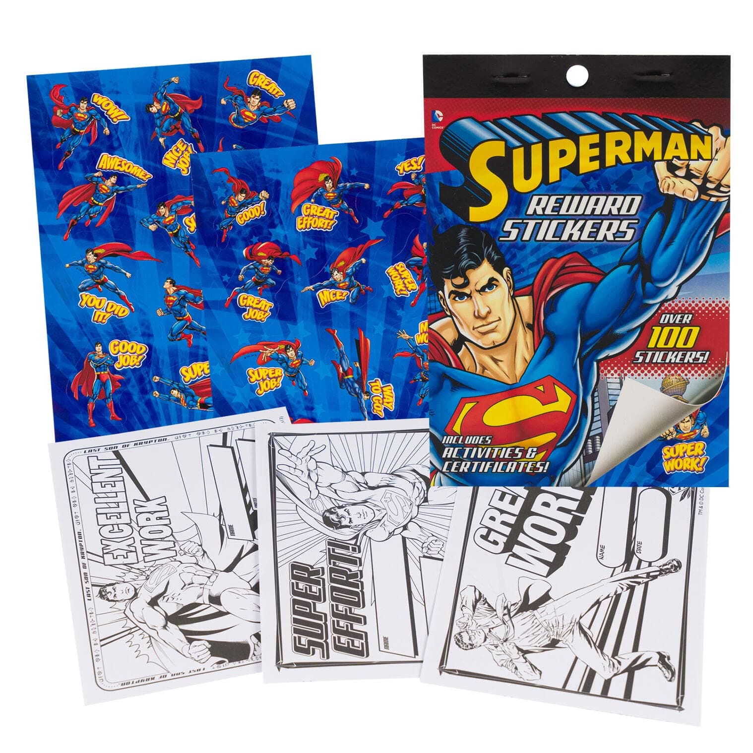 Bendon Superman Over 100 Rewards Sticker Activity Booklet