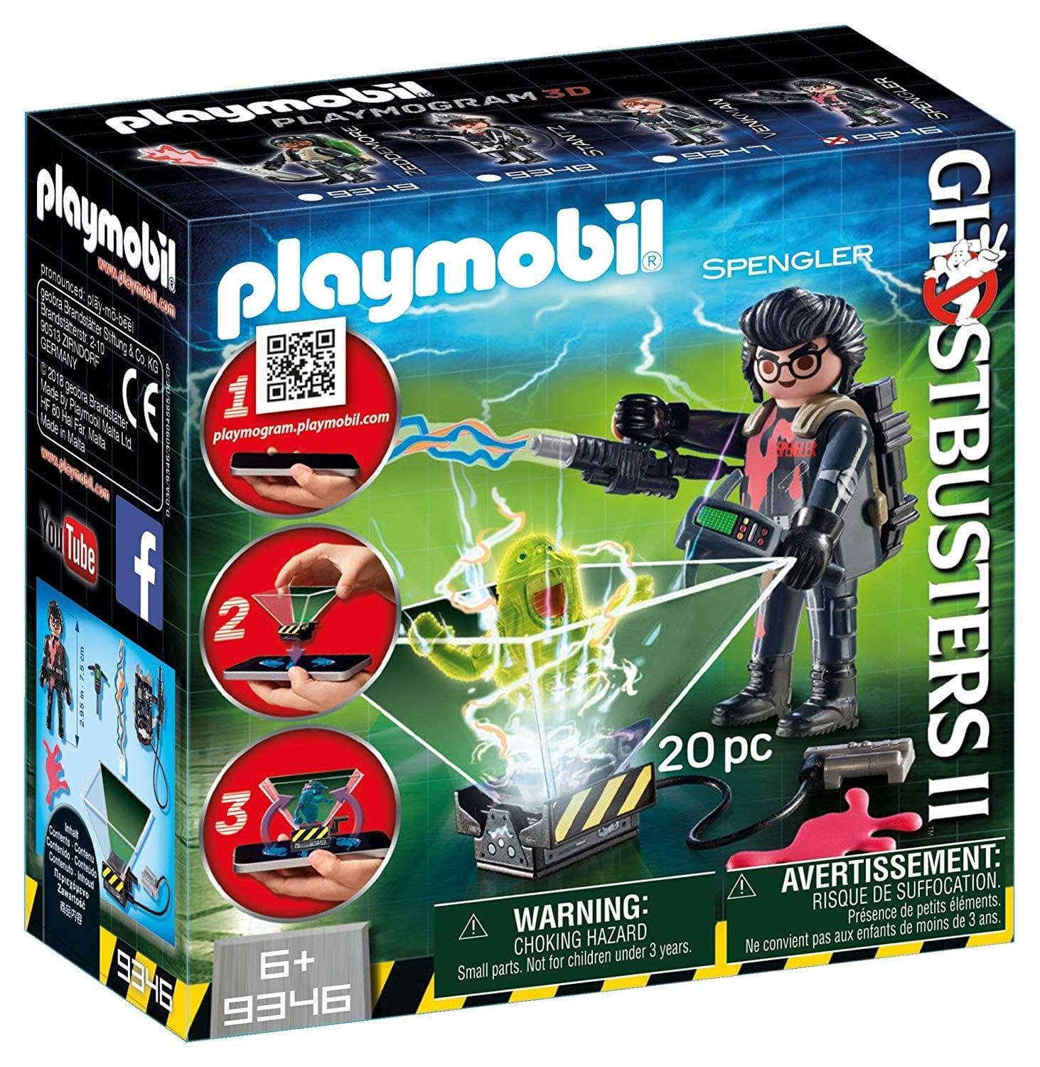 PLAYMOBIL 9346 Ghost Hunter Egon Spengler