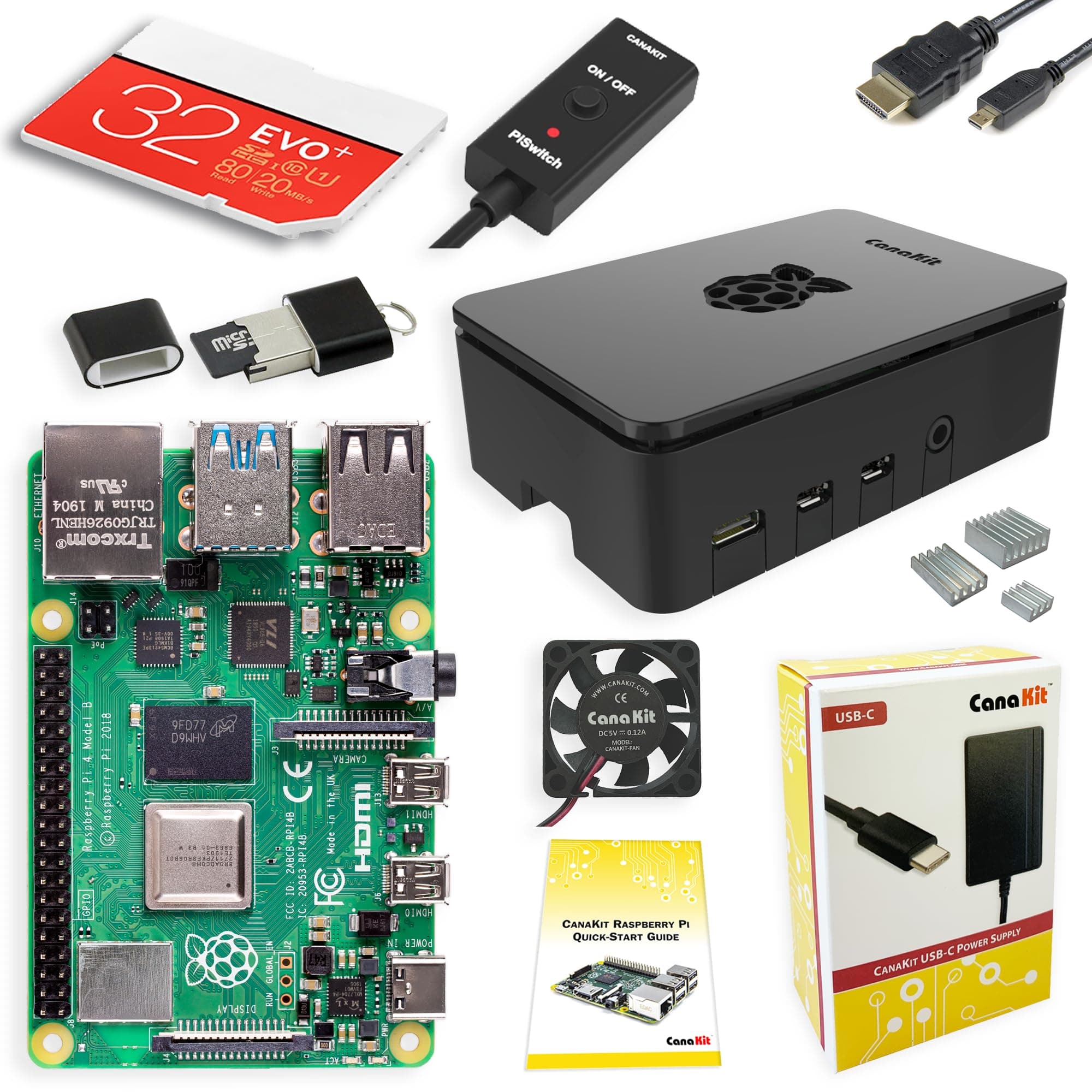 CanaKit Raspberry Pi 4 8GB Starter Kit - 8GB RAM
