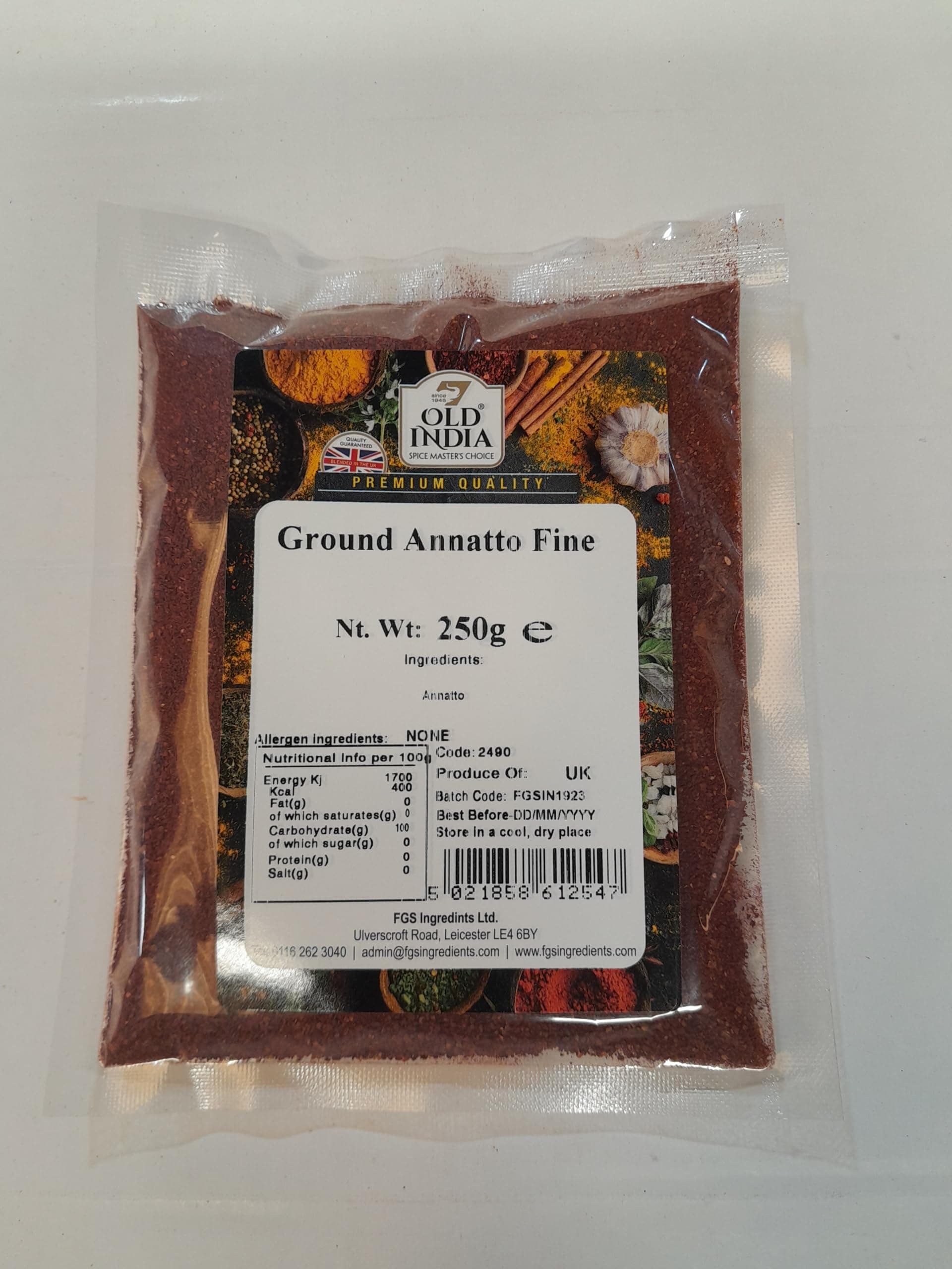 Ground Annatto Fine 250g
