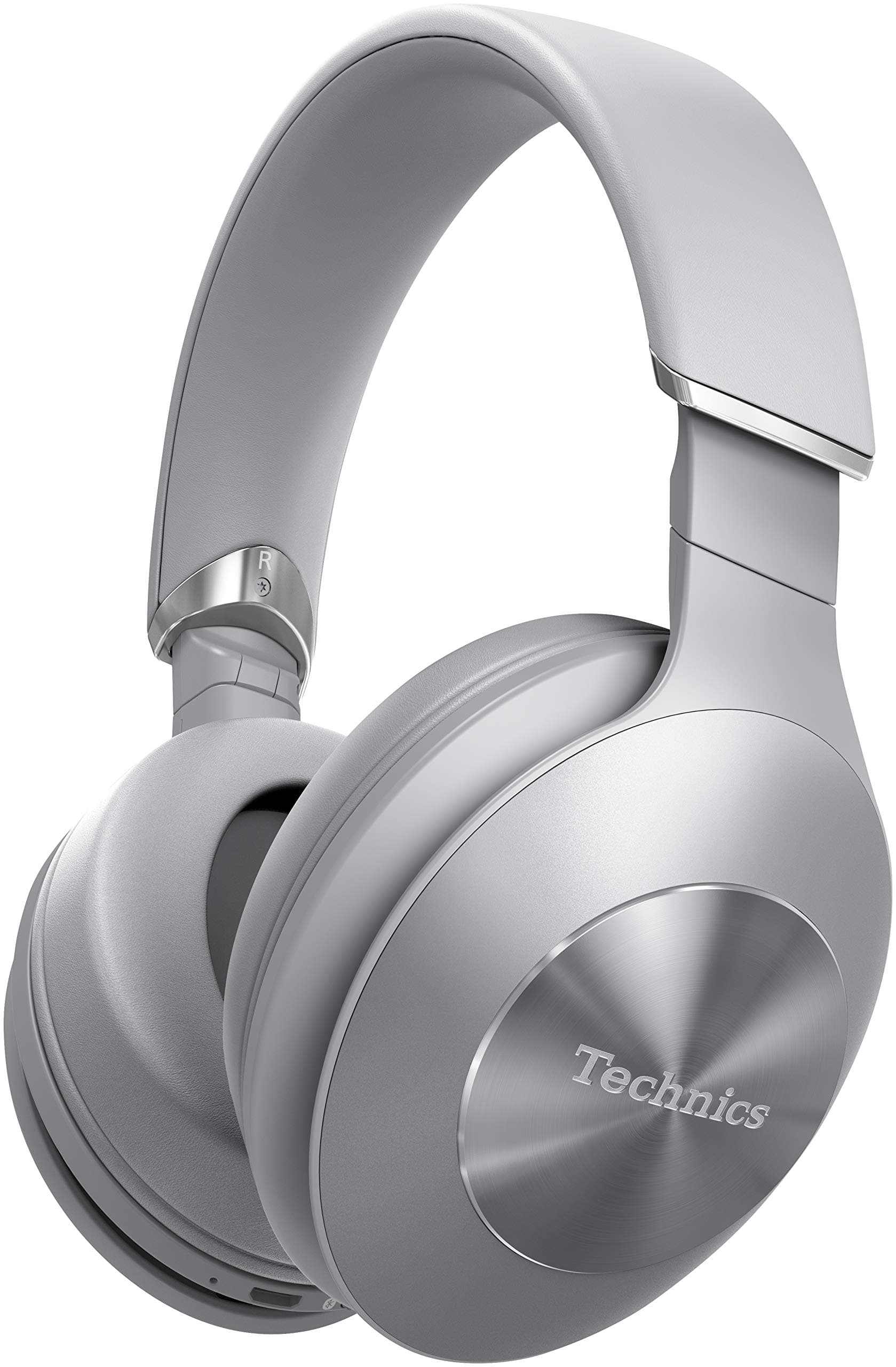 Technics EAH-F70NE-S Premium High-Resolution Wireless Bluetooth Over Ear Headphones with Closed Back, 3-Mode Active Noise Cancelling, Ambient Sound Enhancer and Voice Assistant - Silver