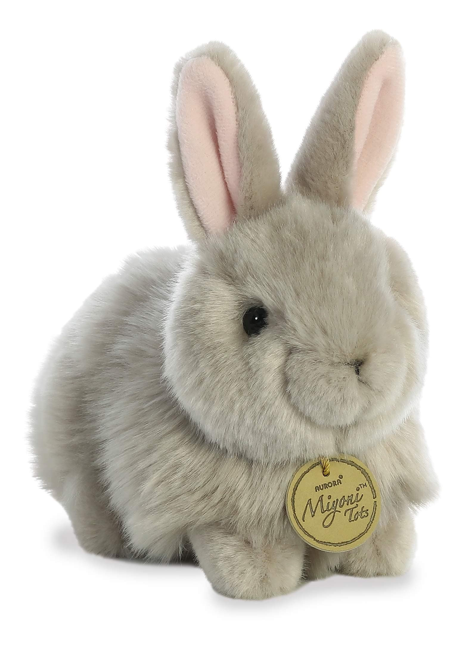 World 7.5" Angora Bunny Grey