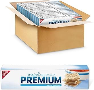 Original Saltine Crackers, Lunch Snacks, Bulk Snacks, 12 - 4 oz Boxes