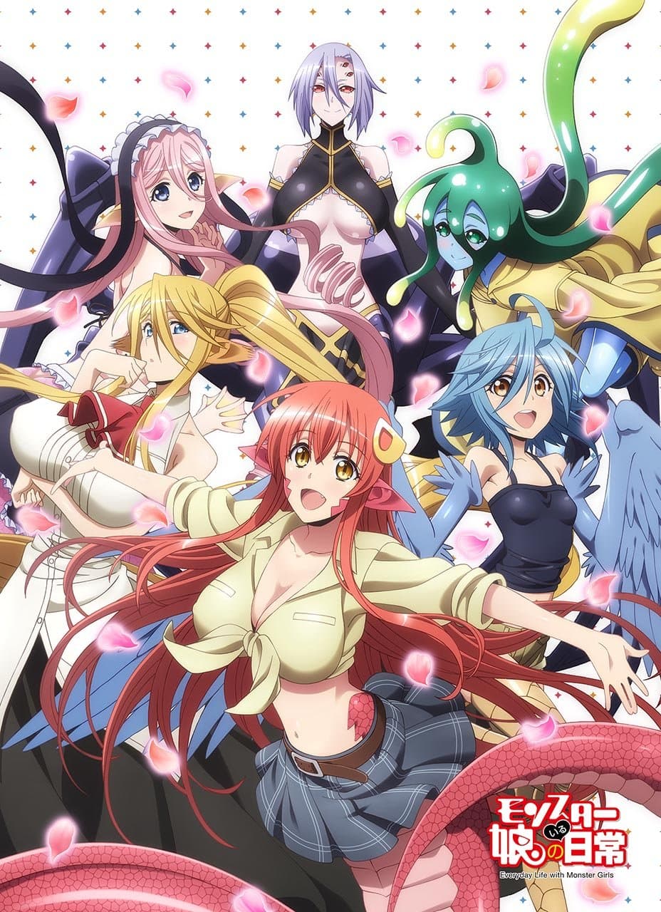 "Monster Musume" Mofu-Mofu Lap Blanket Key Visual Pattern