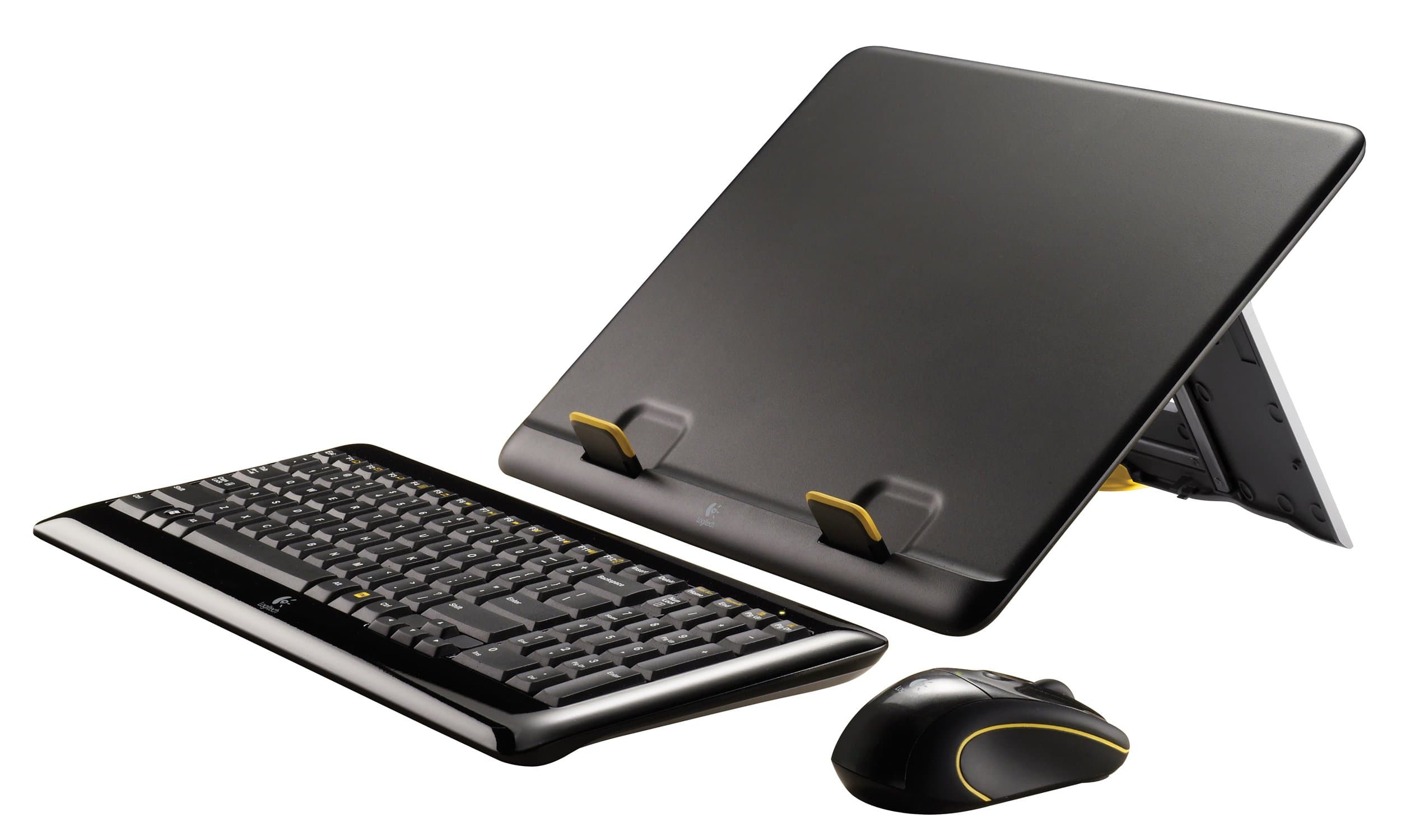 Logitech Notebook Kit MK605 Keyboard, Mouse, and Laptop Stand