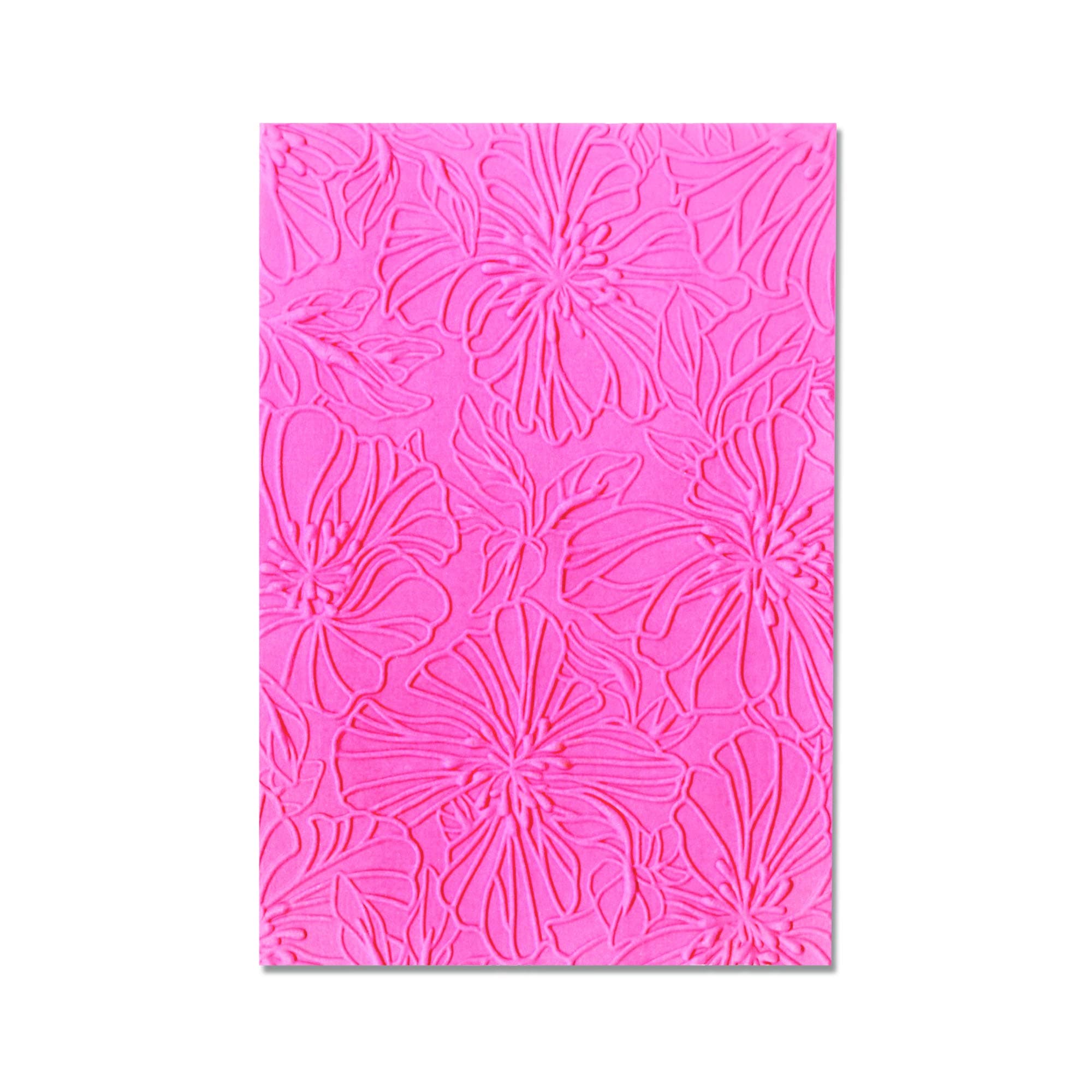 Sizzix 3-D Textured Impressions Embossing Folder Azaleas, One Size