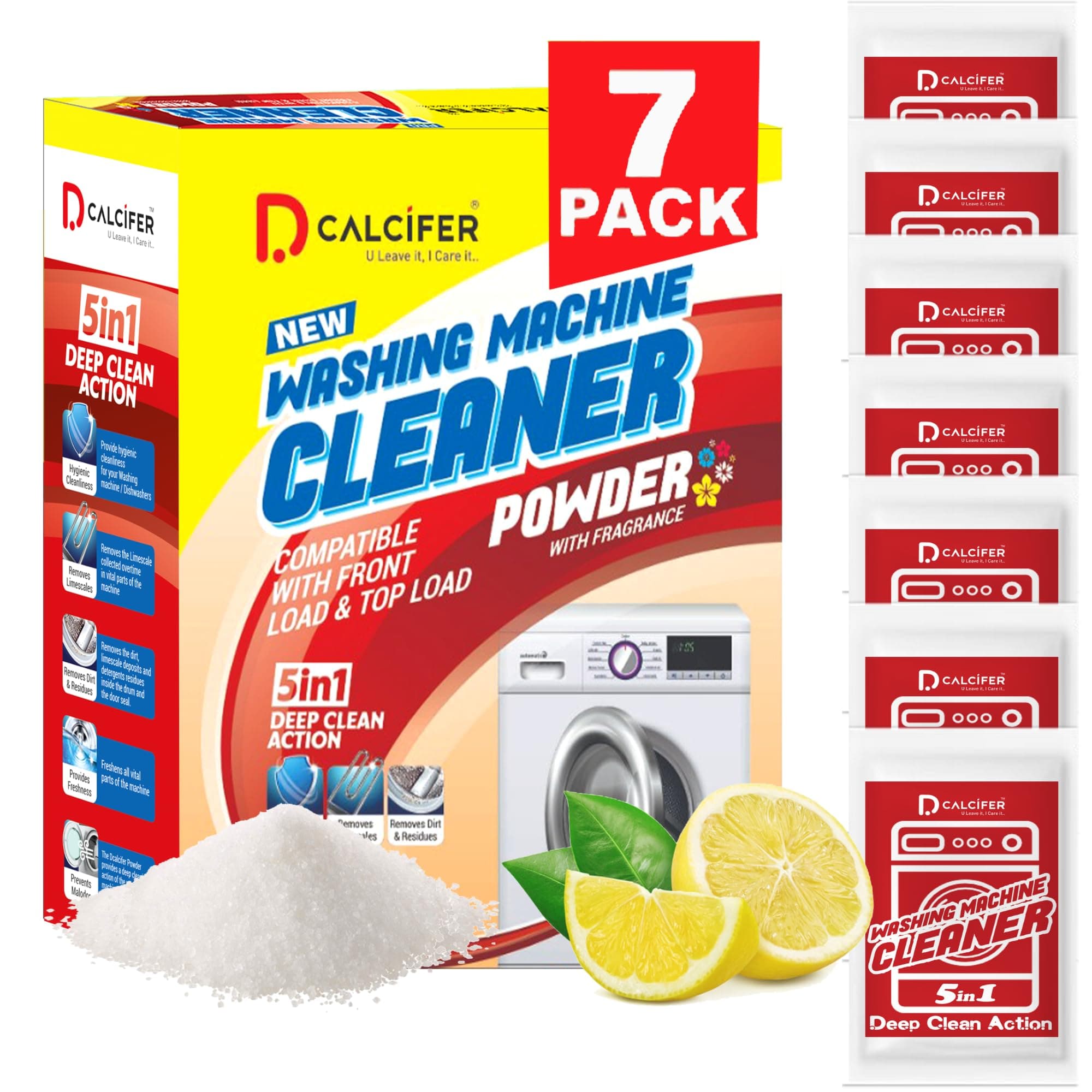 Dcalcifer Washing Machine Cleaner Powder 350g Pack
