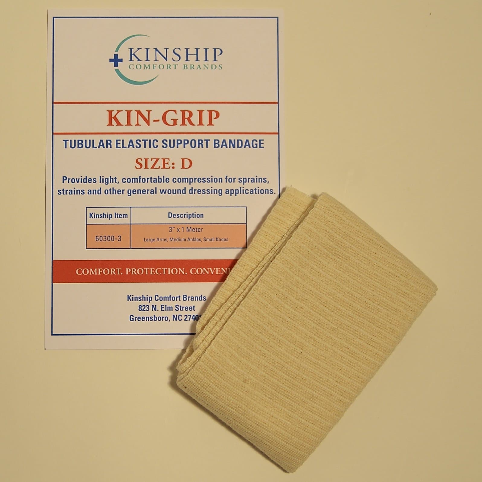 Size D- 1 Meter Tubular Elastic Support Bandage