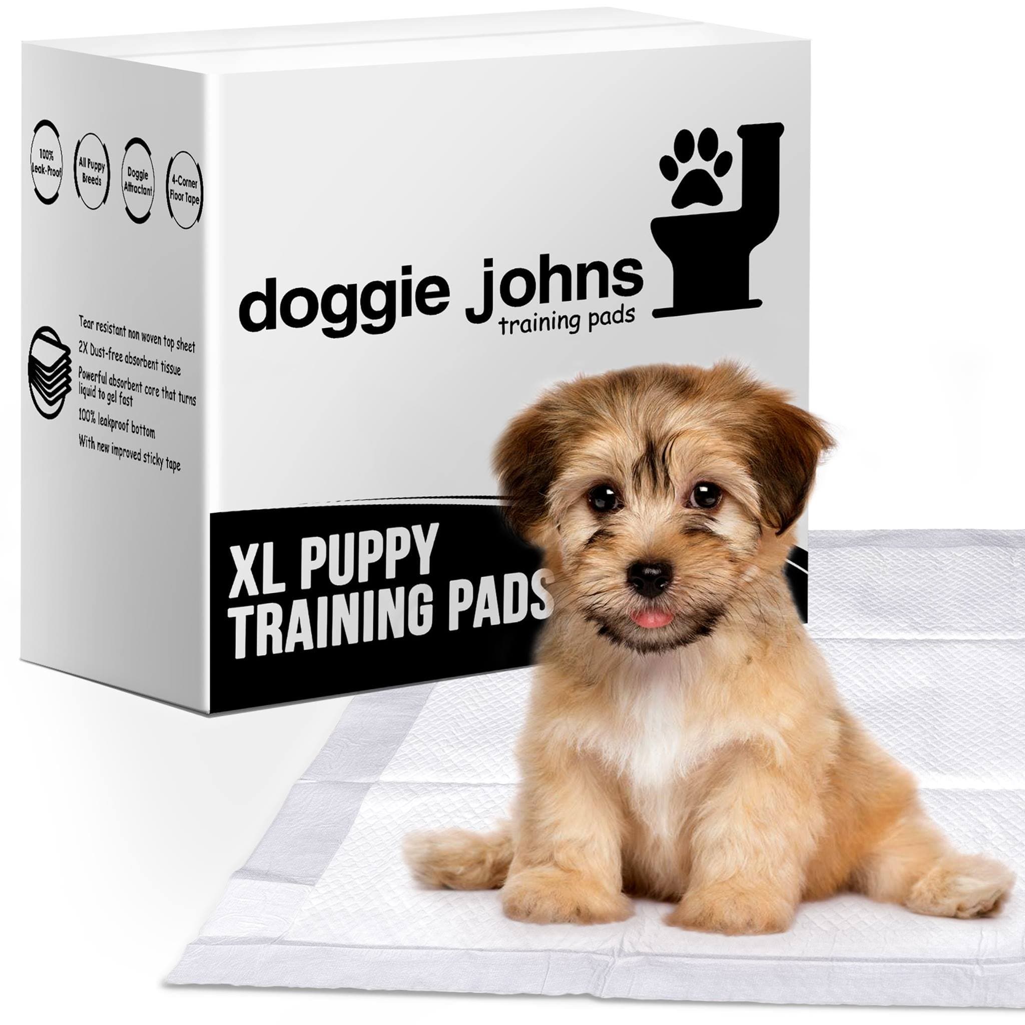 Extra Large Premium Puppy Training Pads | Super Absorbent - Odor Neutralizer - Dog Attractant - Improved Floor Tape | 40 Count XL (24inx35in)