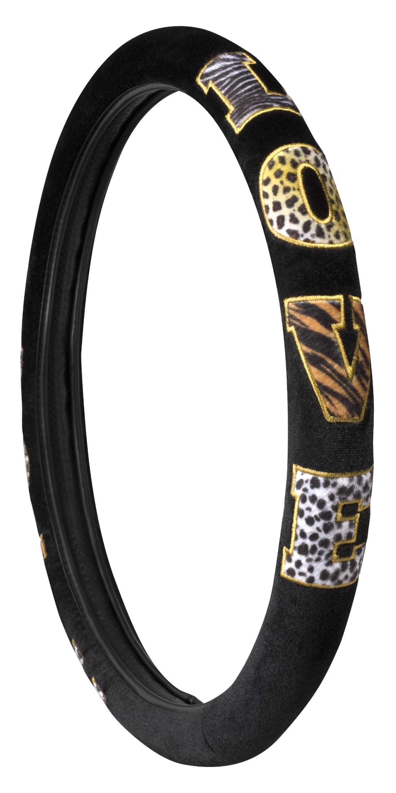 Auto Expressions 804237 Black Steering Wheel Cover