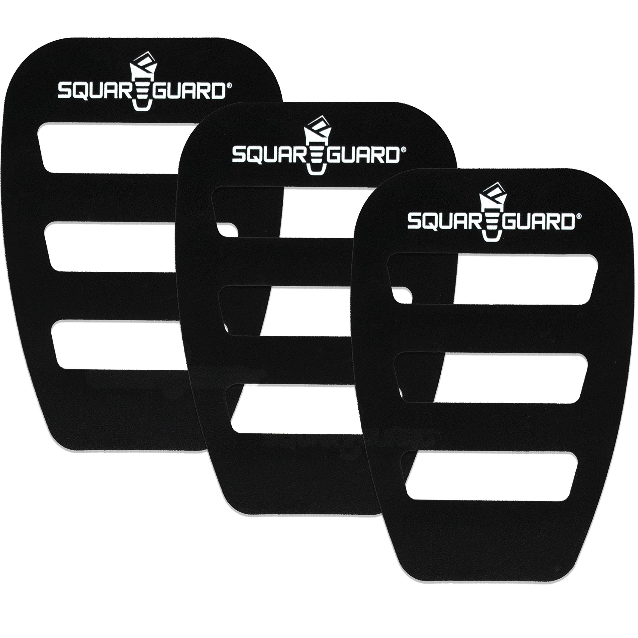 SquareGuard by PocketSquares Pocket Square Holder (Regular 3-Pack) For Men, Best Pocket Square Organizer