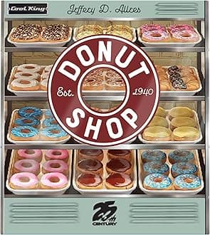 Donut Shop: Build Displays and Box Donuts - Strategy Board Game - 2 to 4 Players - 25th Century Games