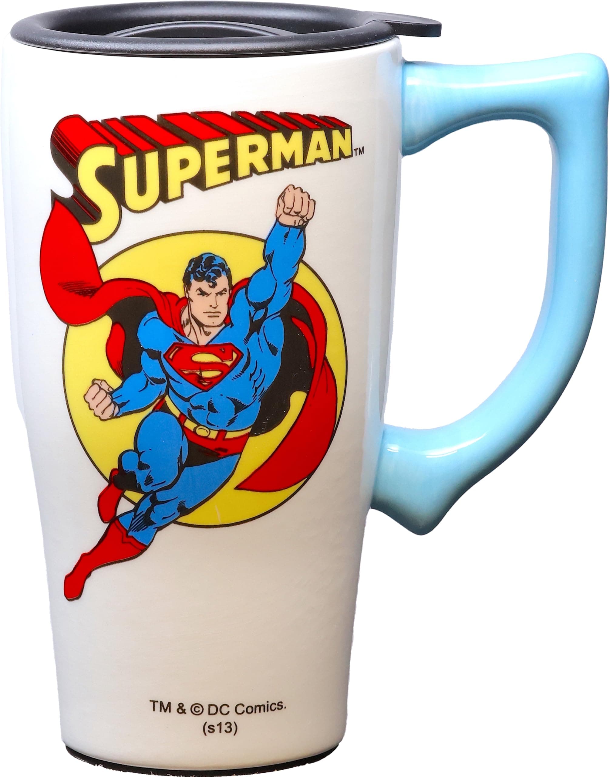 DC Comics Superman Travel Mug, White