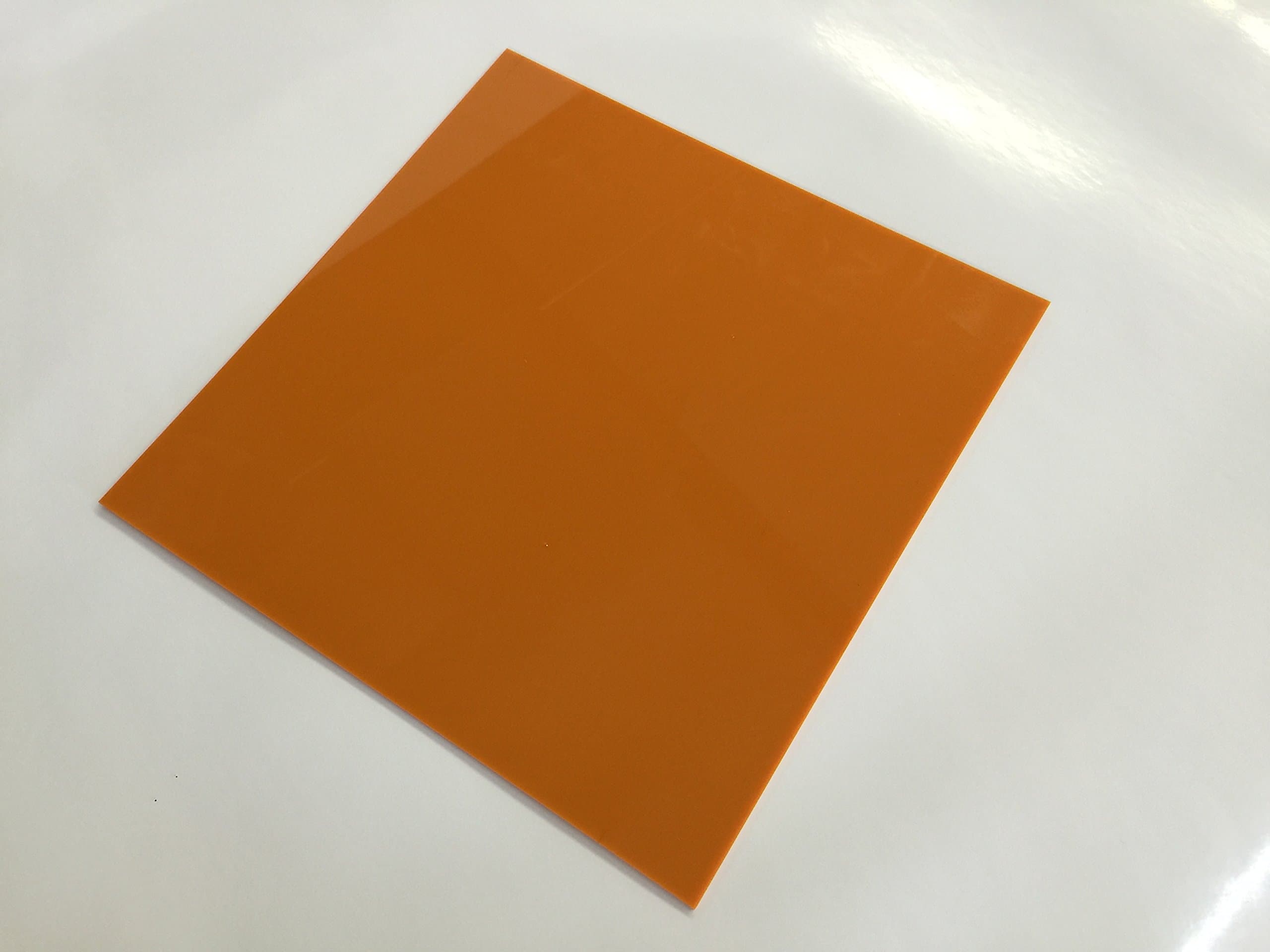 Acrylic Sheet 1/8" X 12" X 12" Orange